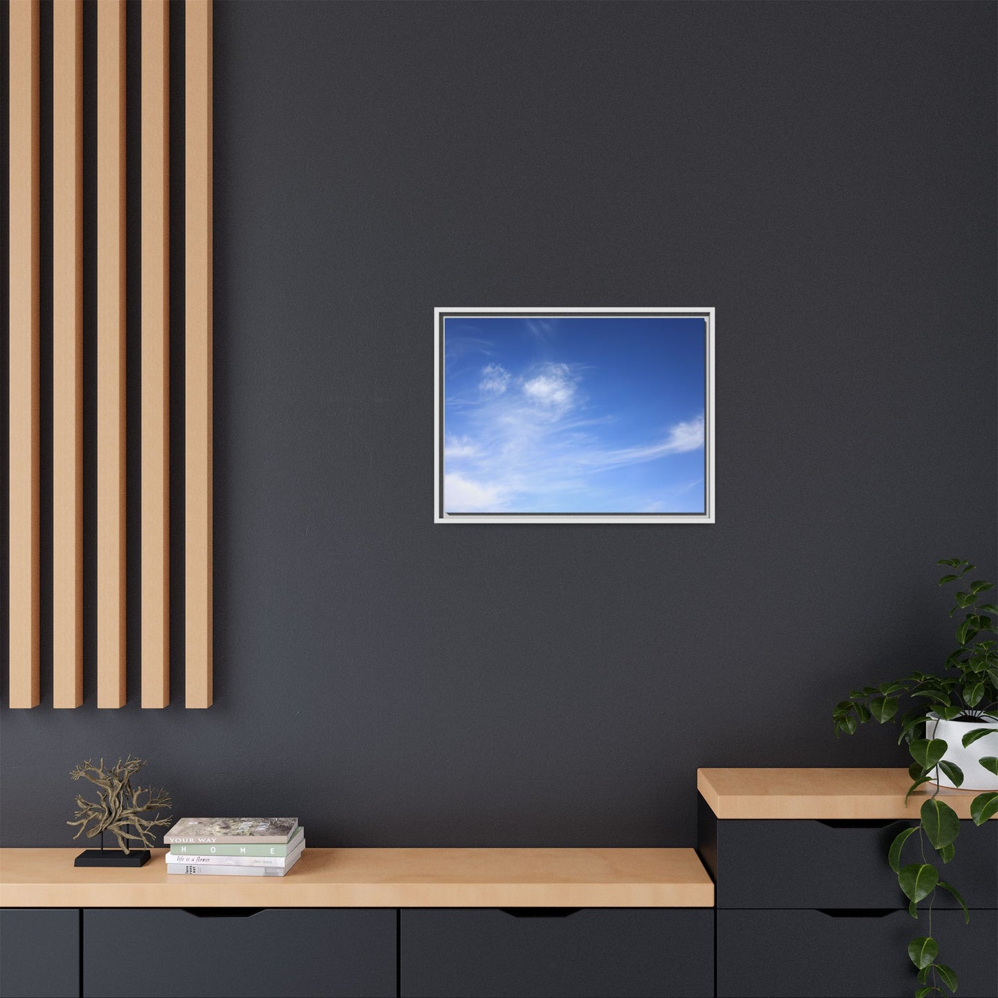 Blue Serenity - Unique Stretched Canvas Wall Art