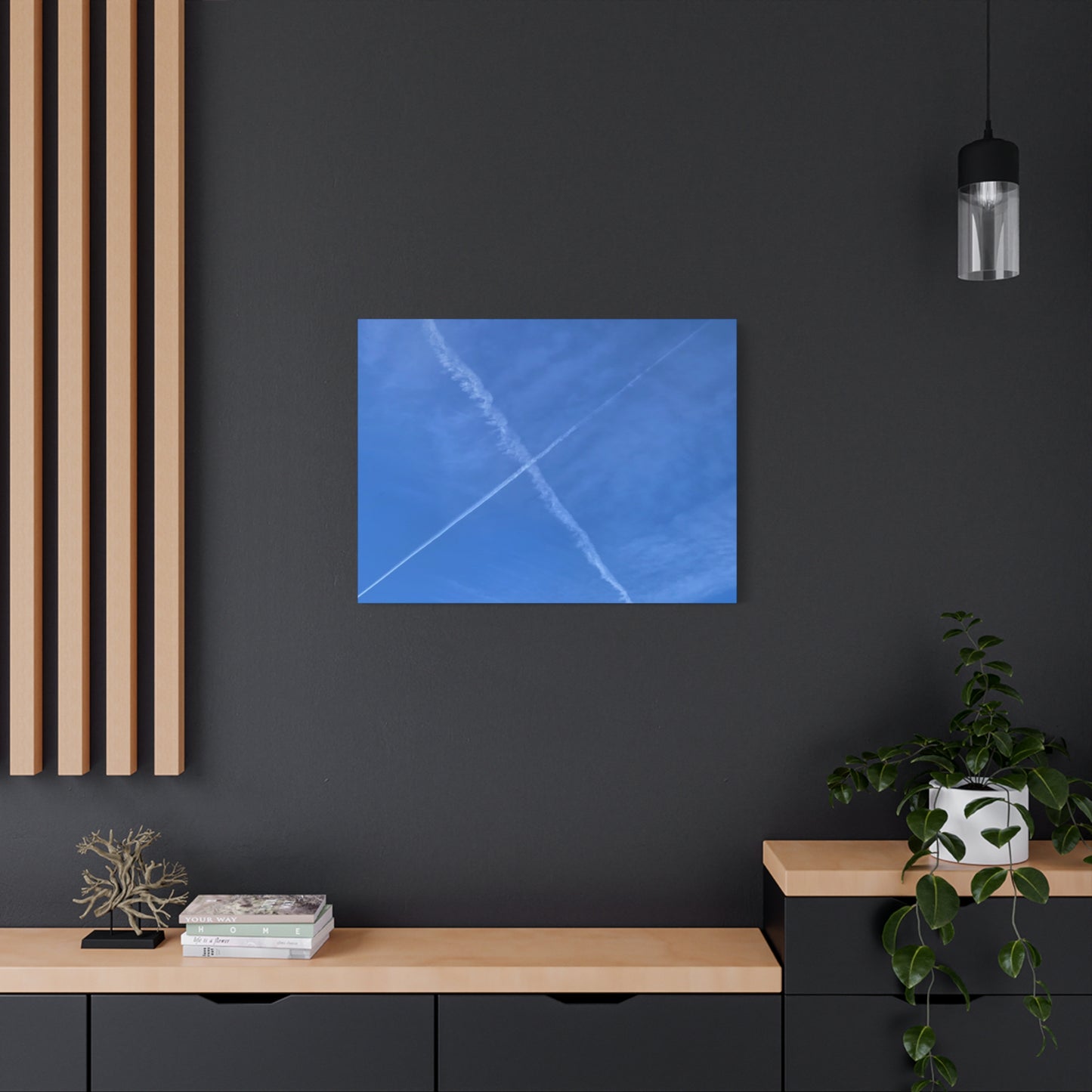 Crossing Paths - Unique Frameless Canvas Wall Art