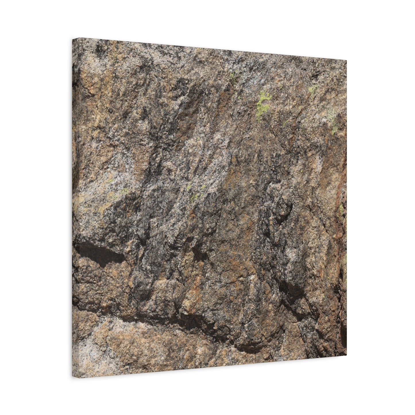 Weathered Stone Secrets - Unique Frameless Canvas Wall Art