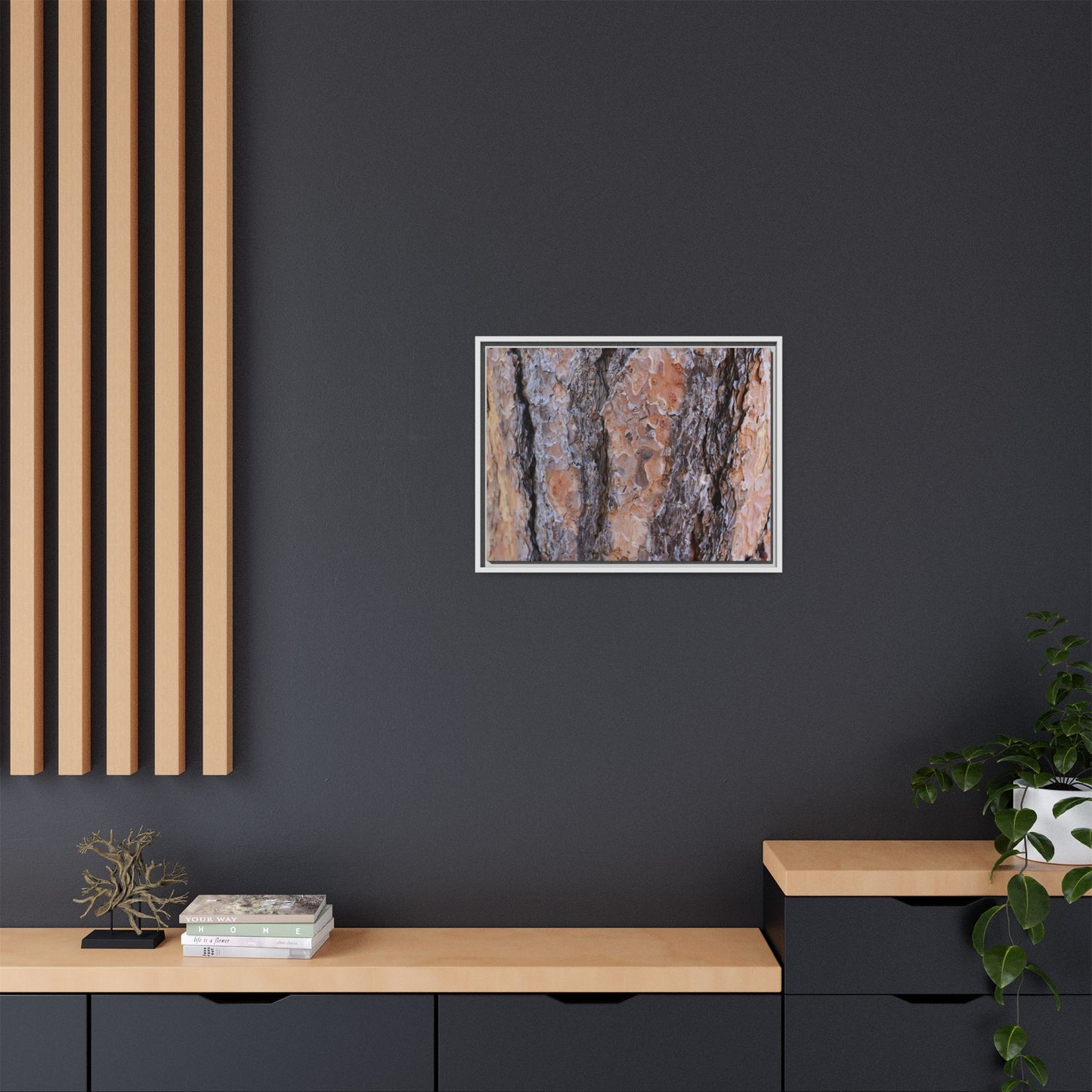 Earthy Embrace - Unique Stretched Canvas Wall Art