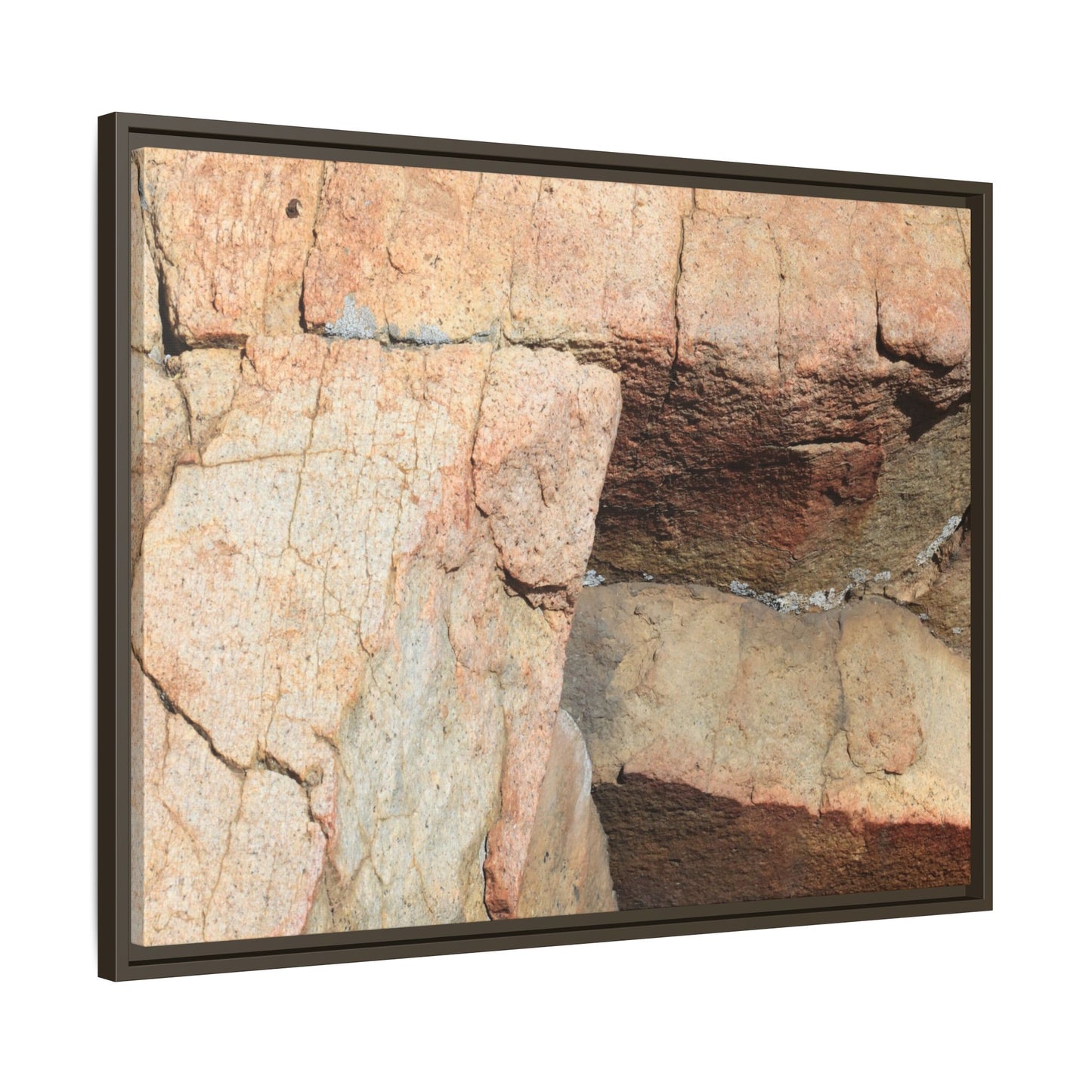 Fractured Stone - Unique Stretched Canvas Wall Art