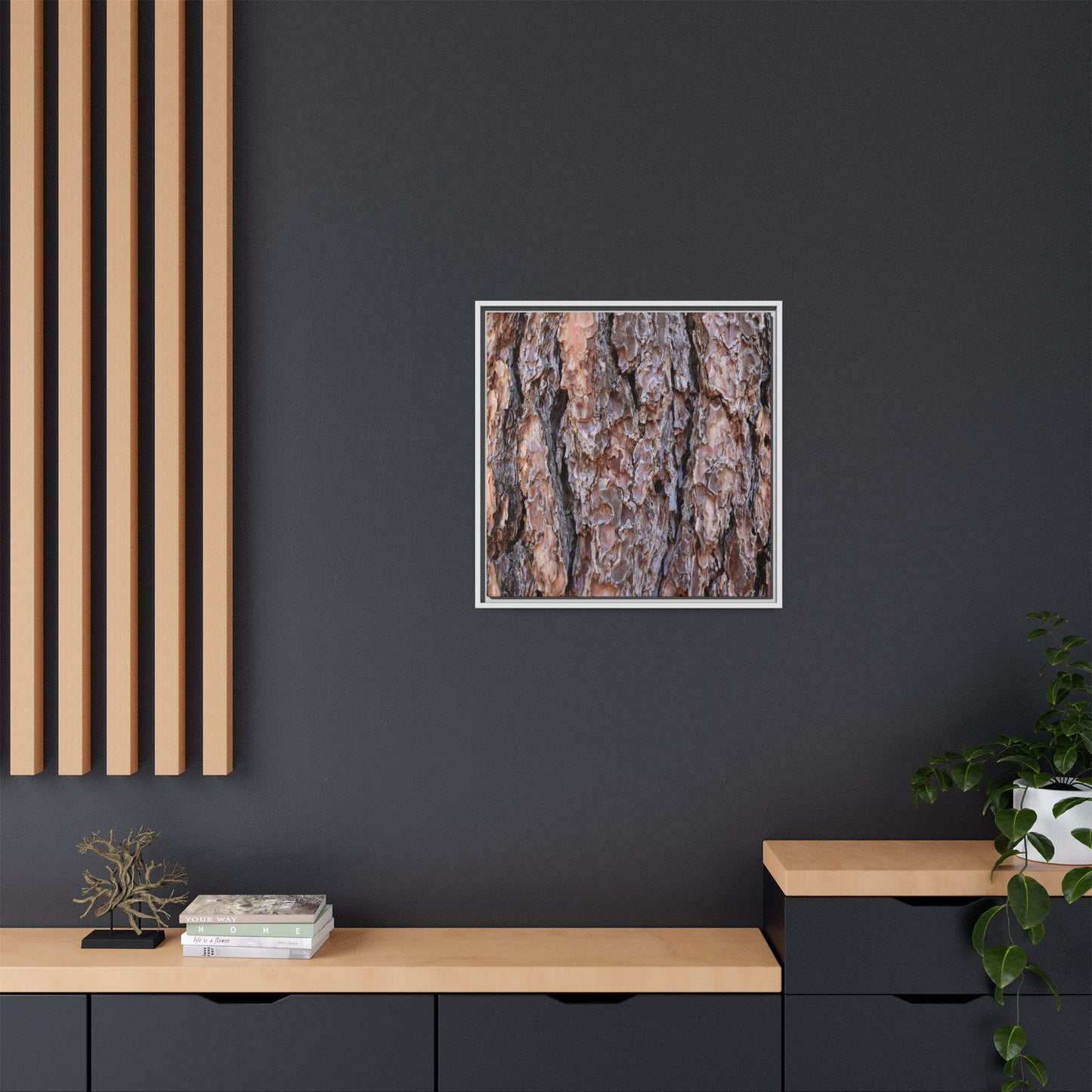 Layered Textures - Unique Stretched Canvas Wall Art