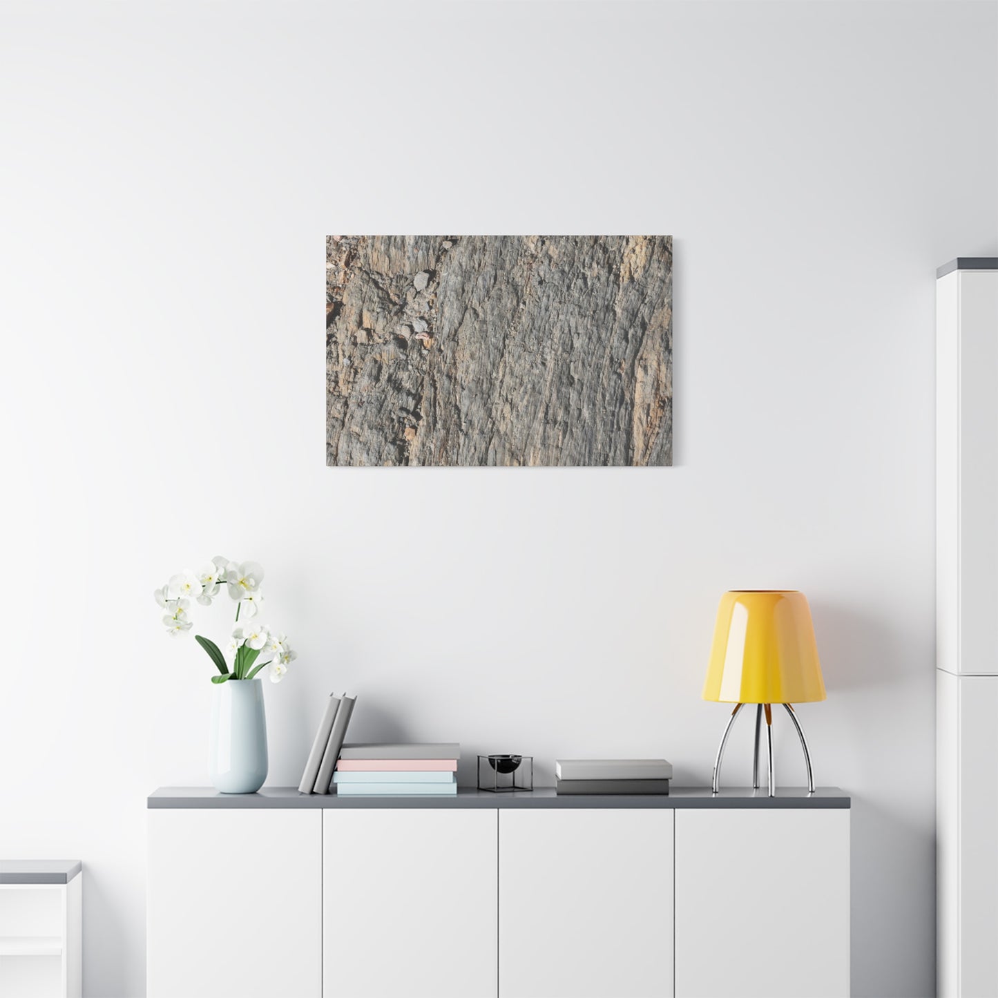 Bark Echoes - Unique Frameless Canvas Wall Art