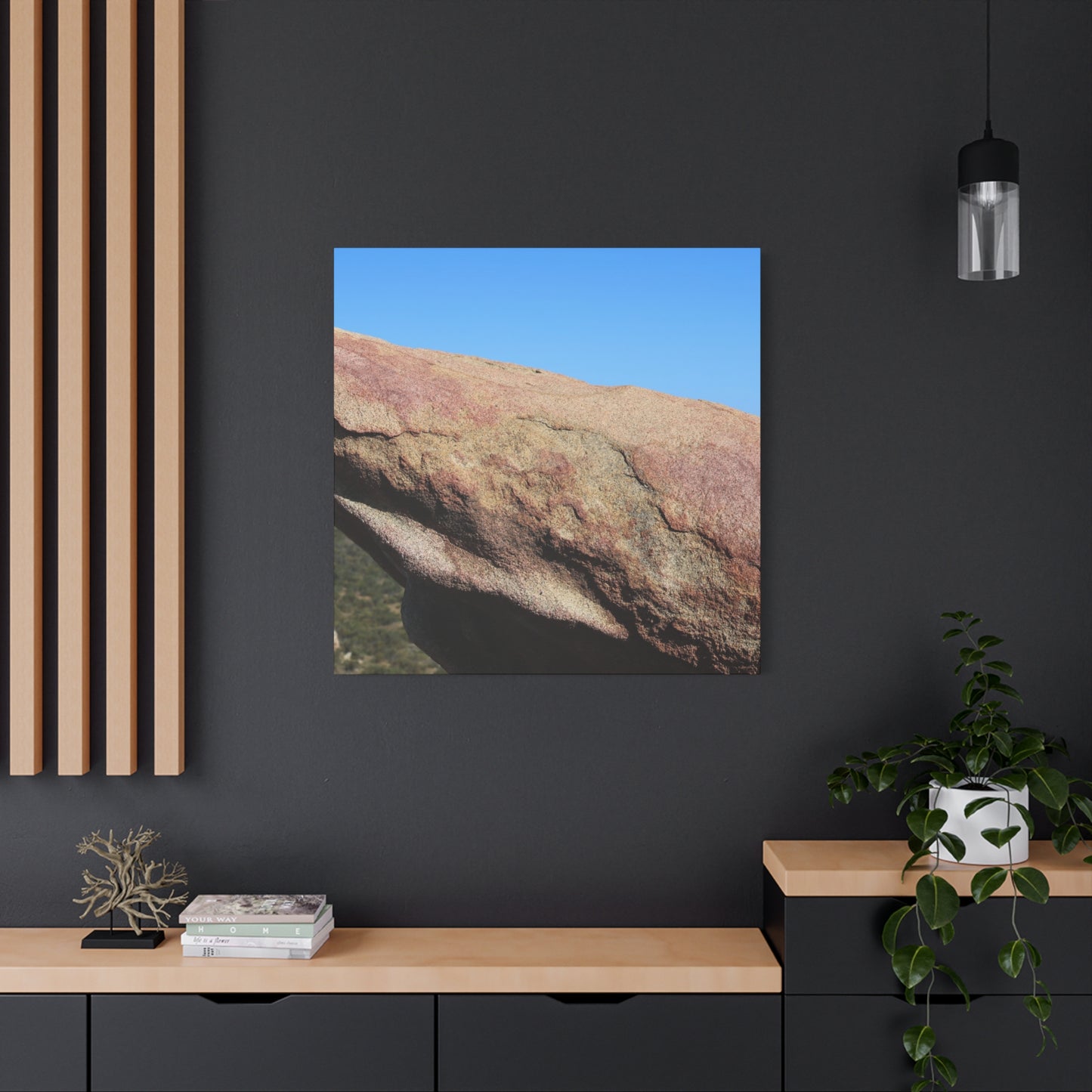 Stone Dreamer - Unique Frameless Canvas Wall Art