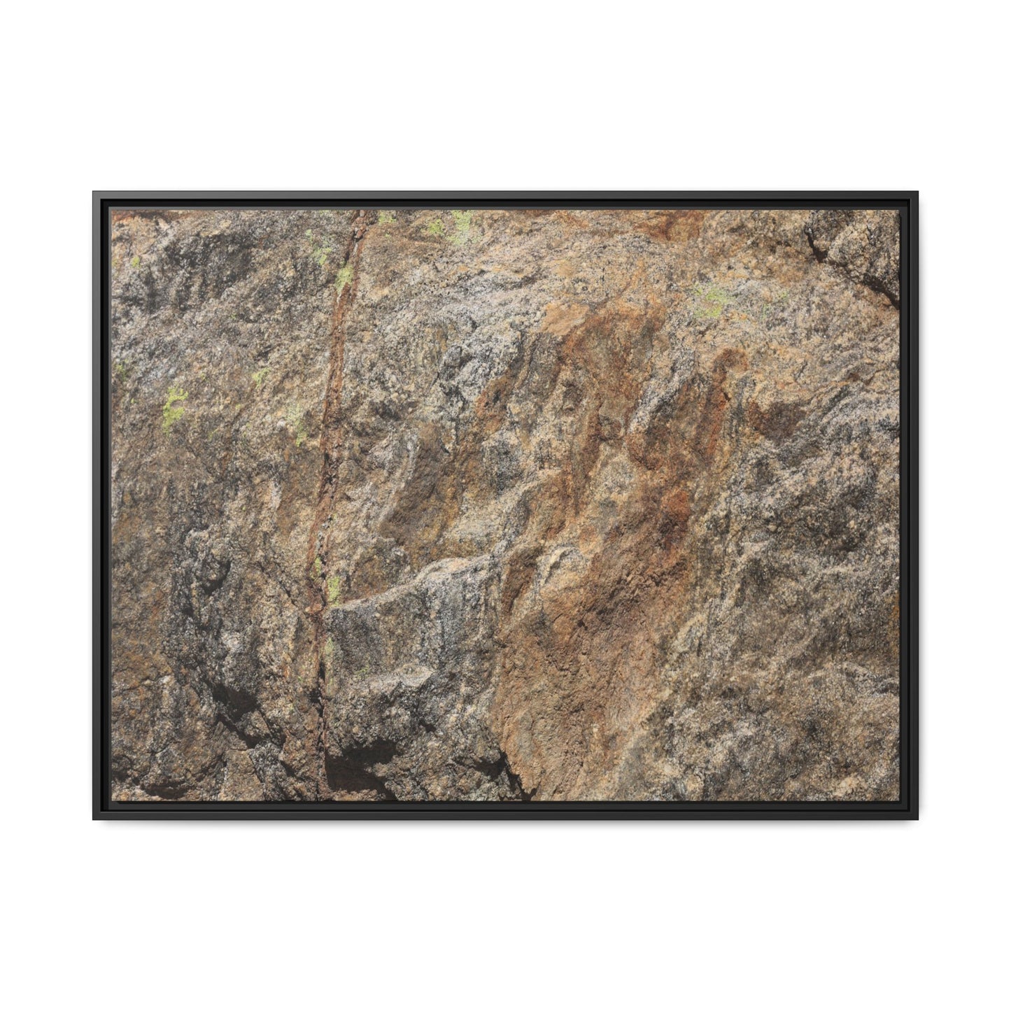 Weathered Rock Formation - Unique Stretched Canvas Wall Art