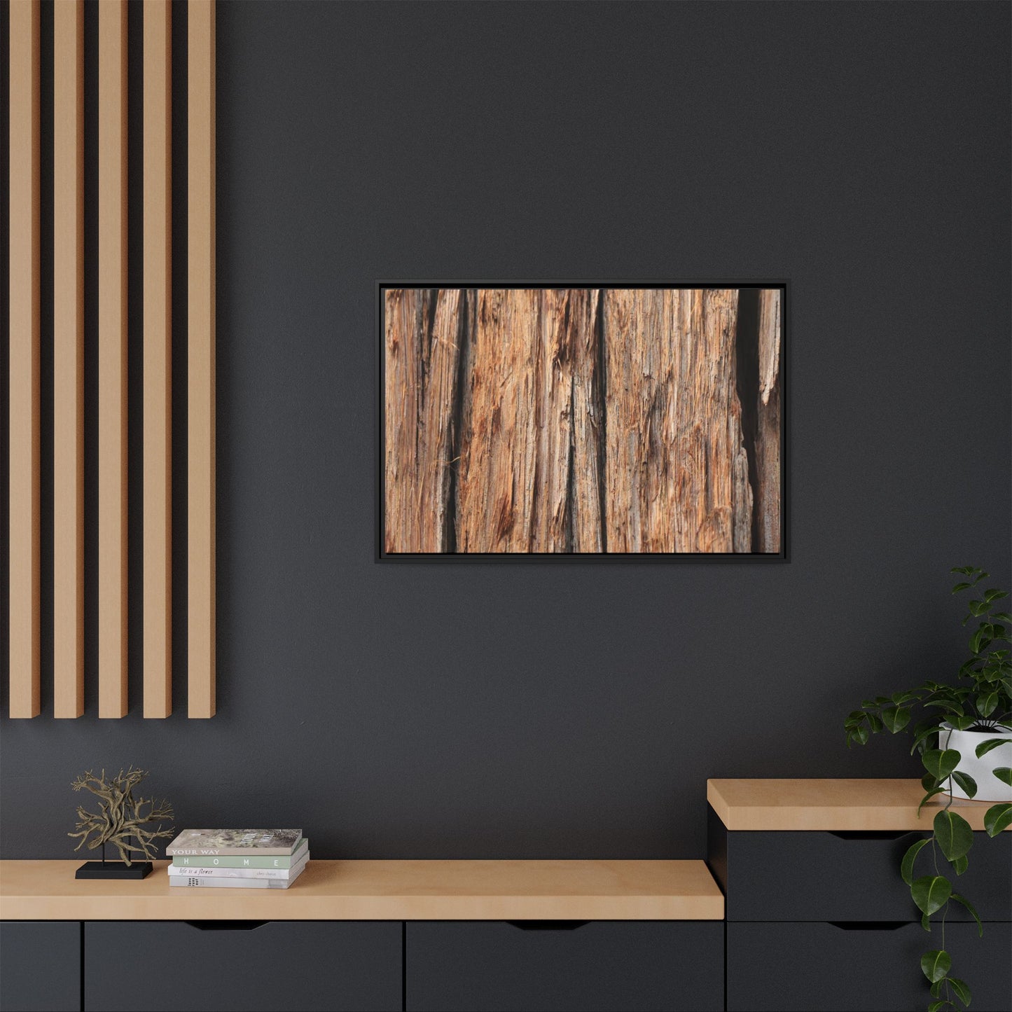 Timber Echoes - Unique Stretched Canvas Wall Art