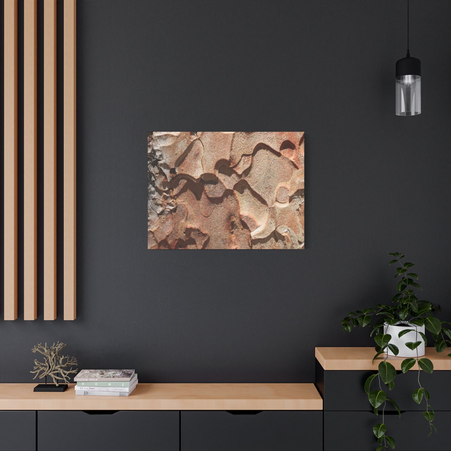Terracotta Echoes - Unique Frameless Canvas Wall Art