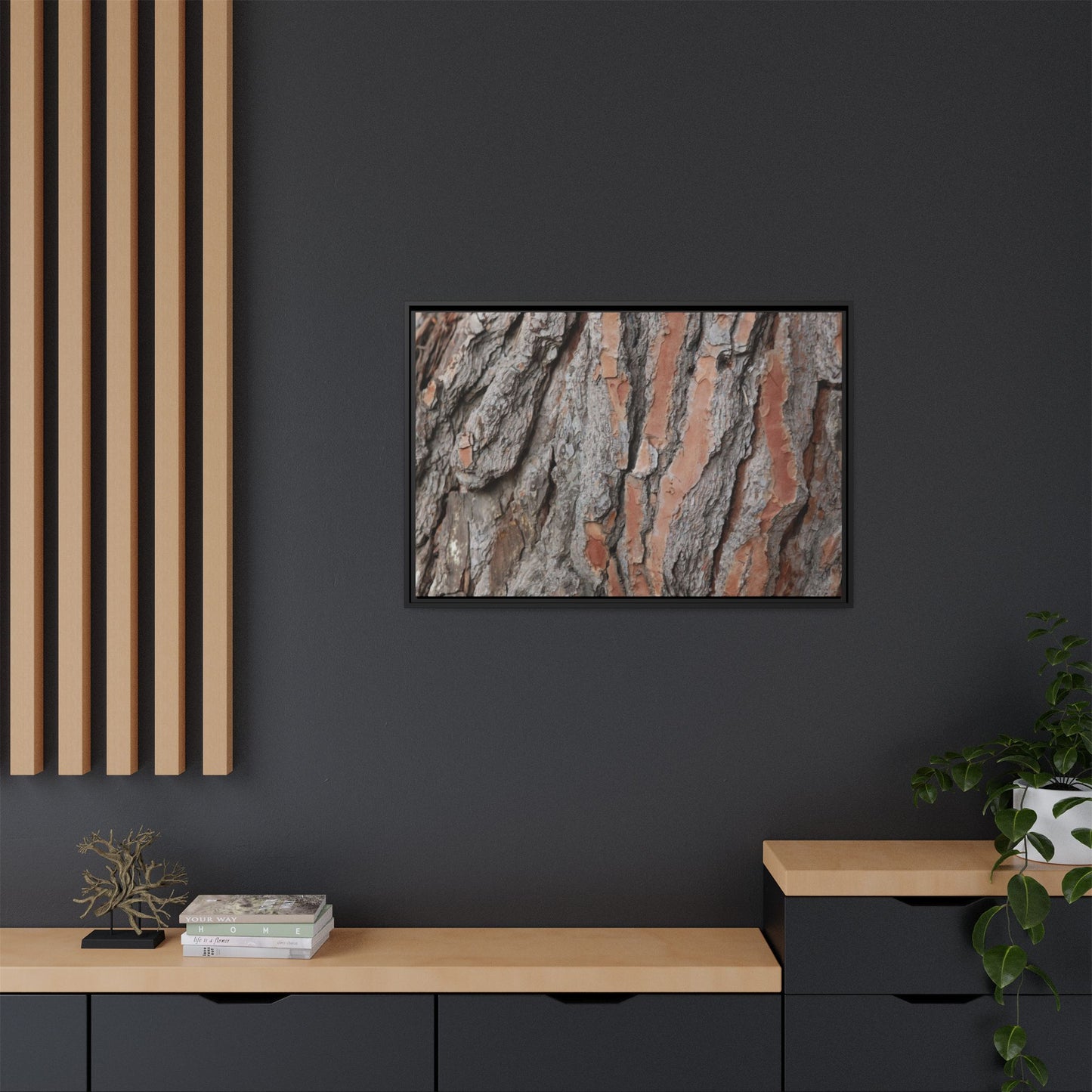 Woodland Layers - Unique Stretched Canvas Wall Art