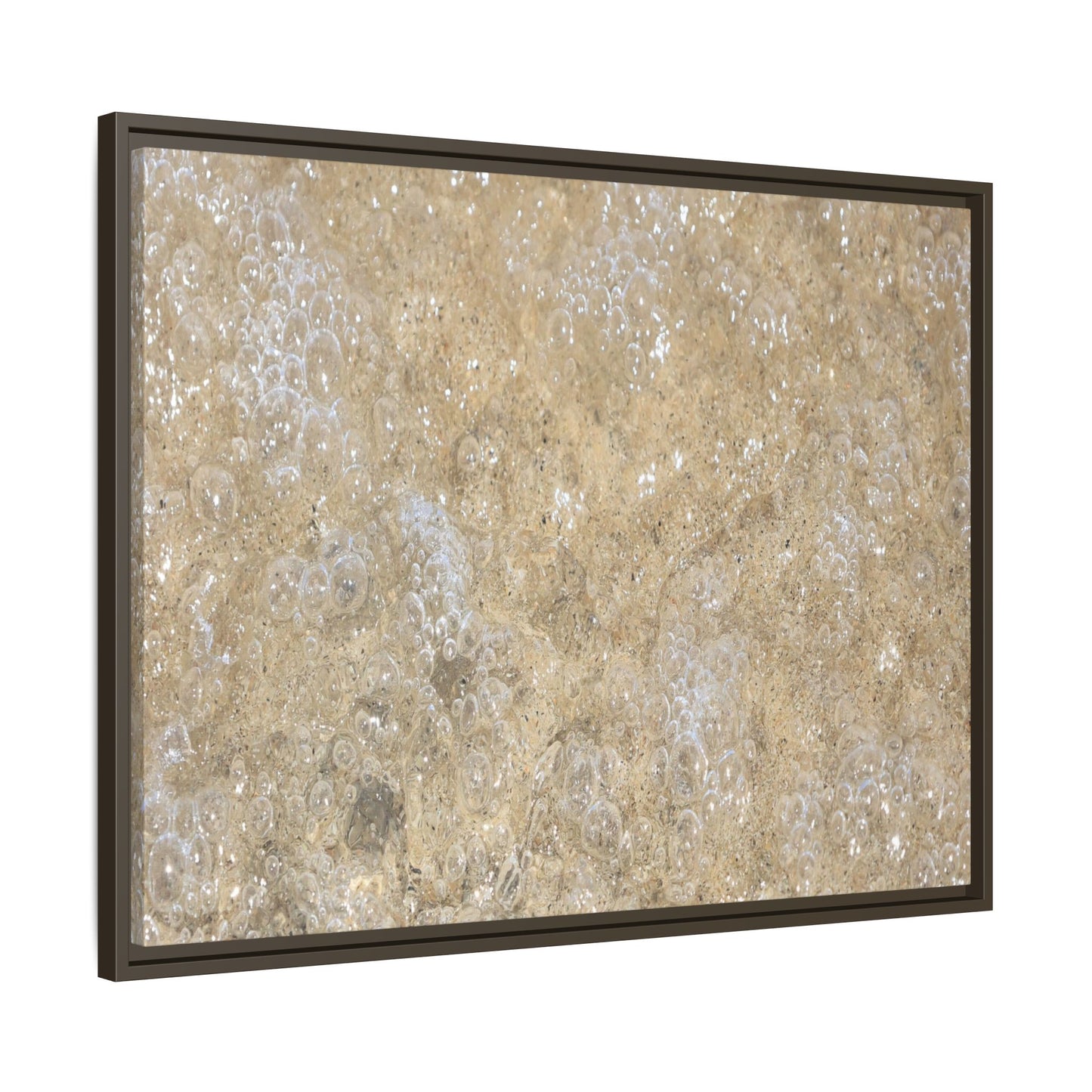 Bubbling Sand - Unique Stretched Canvas Wall Art