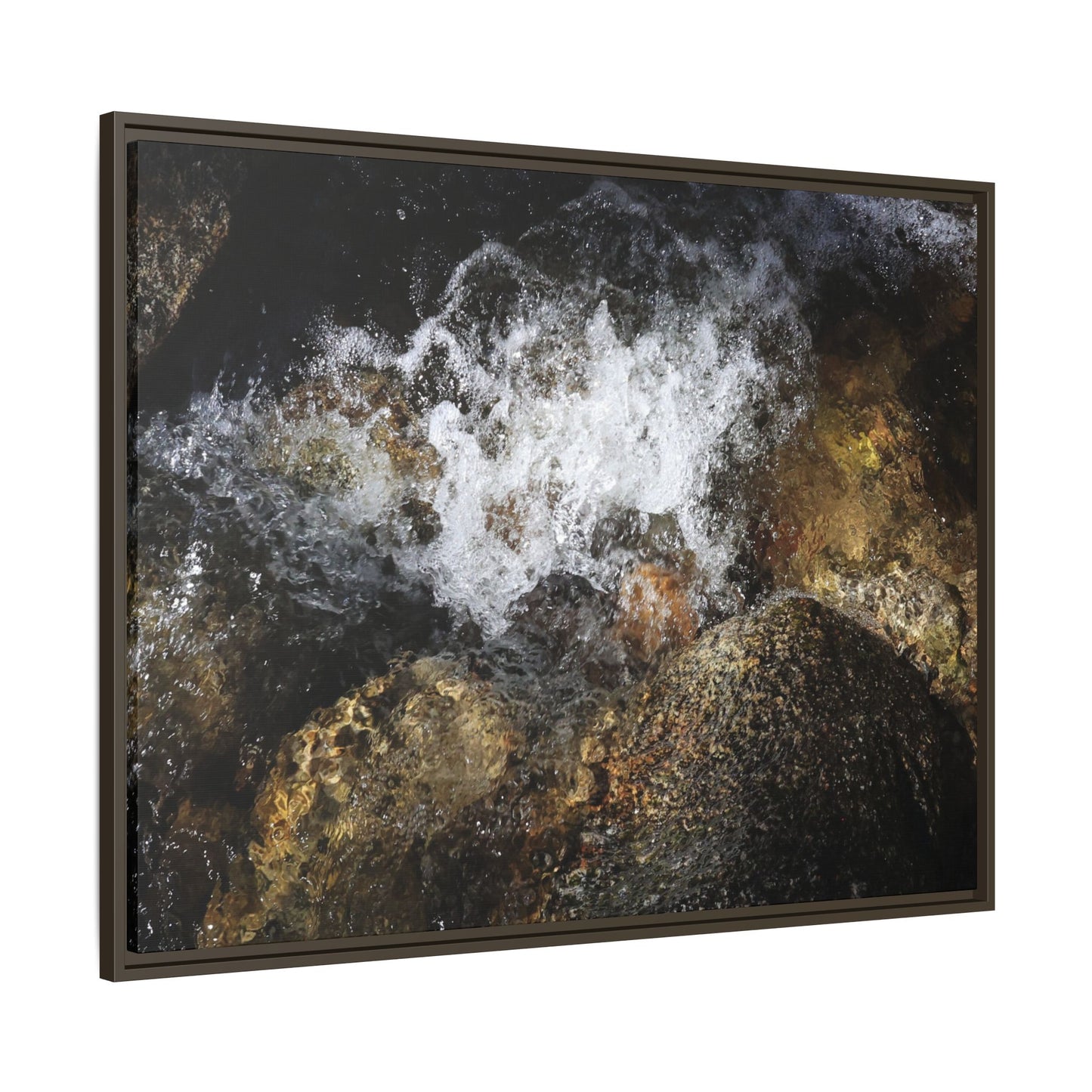 Cascading Momentum - Unique Stretched Canvas Wall Art