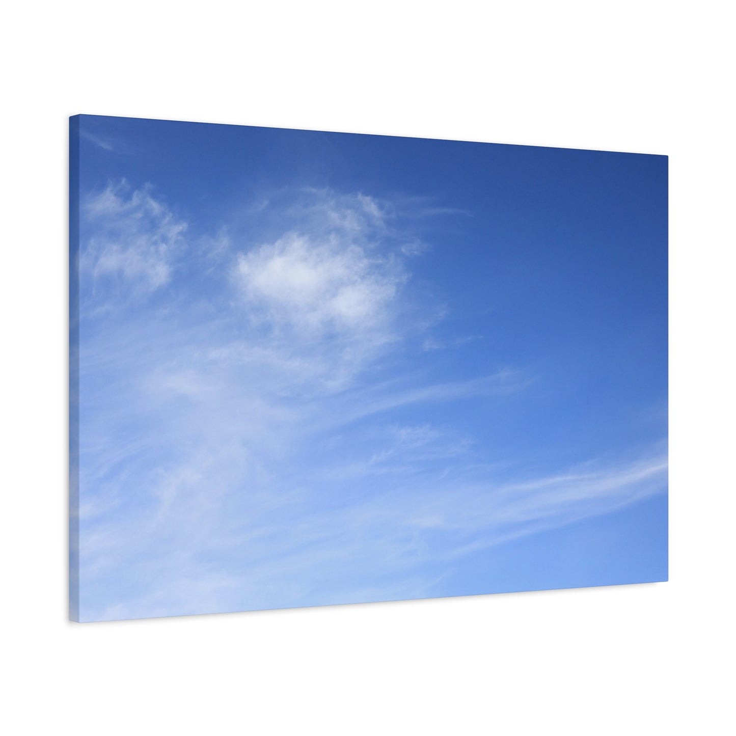 Blue Breath - Unique Frameless Canvas Wall Art