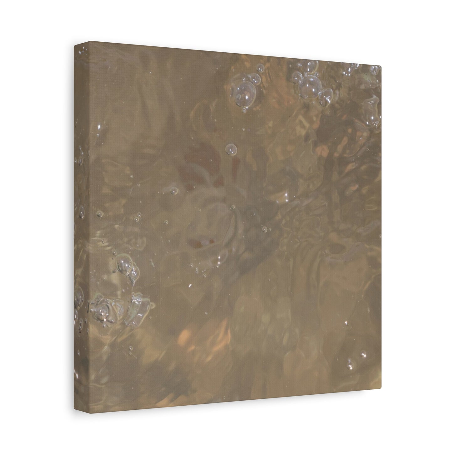 Echoes of Liquid Gold - Unique Frameless Canvas Wall Art