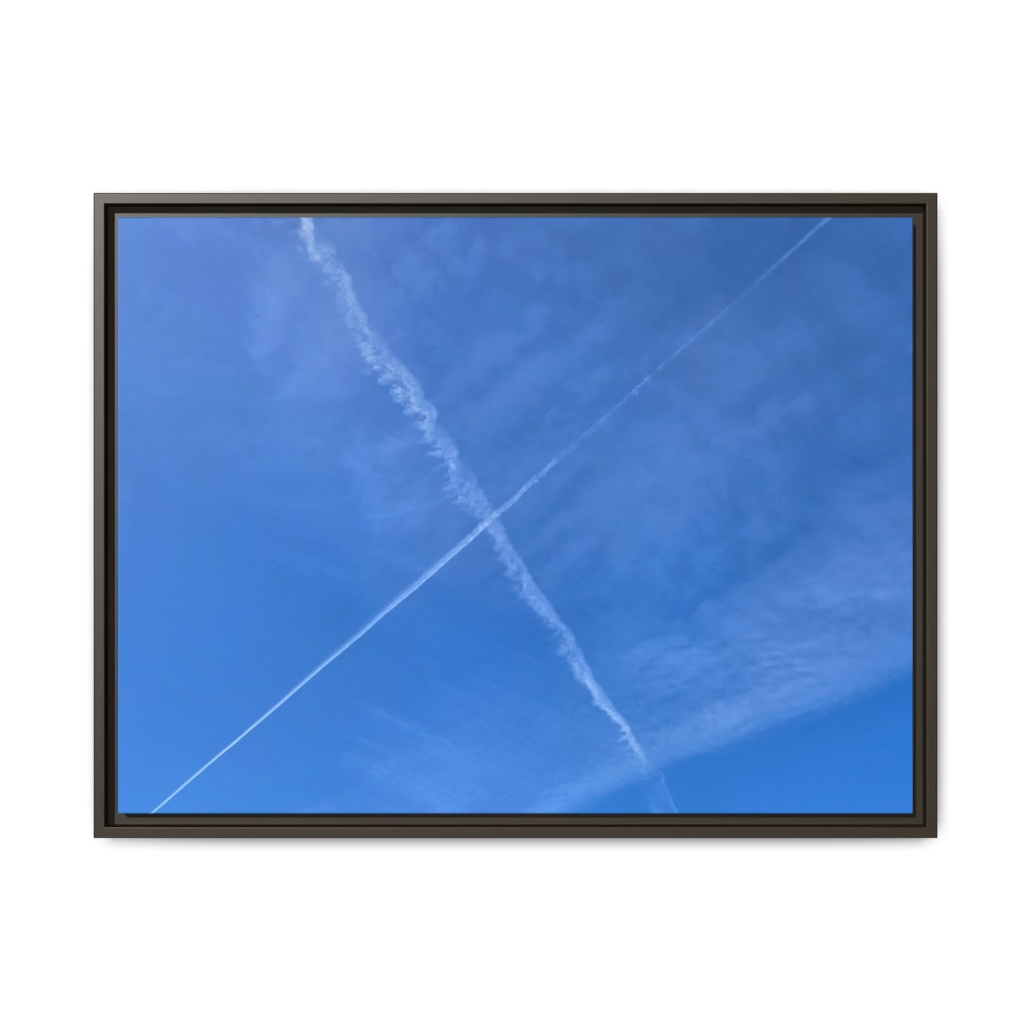 Sky Crossroads - Unique Stretched Canvas Wall Art