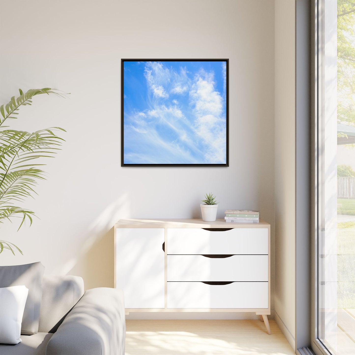 Azure Dreaming - Unique Stretched Canvas Wall Art