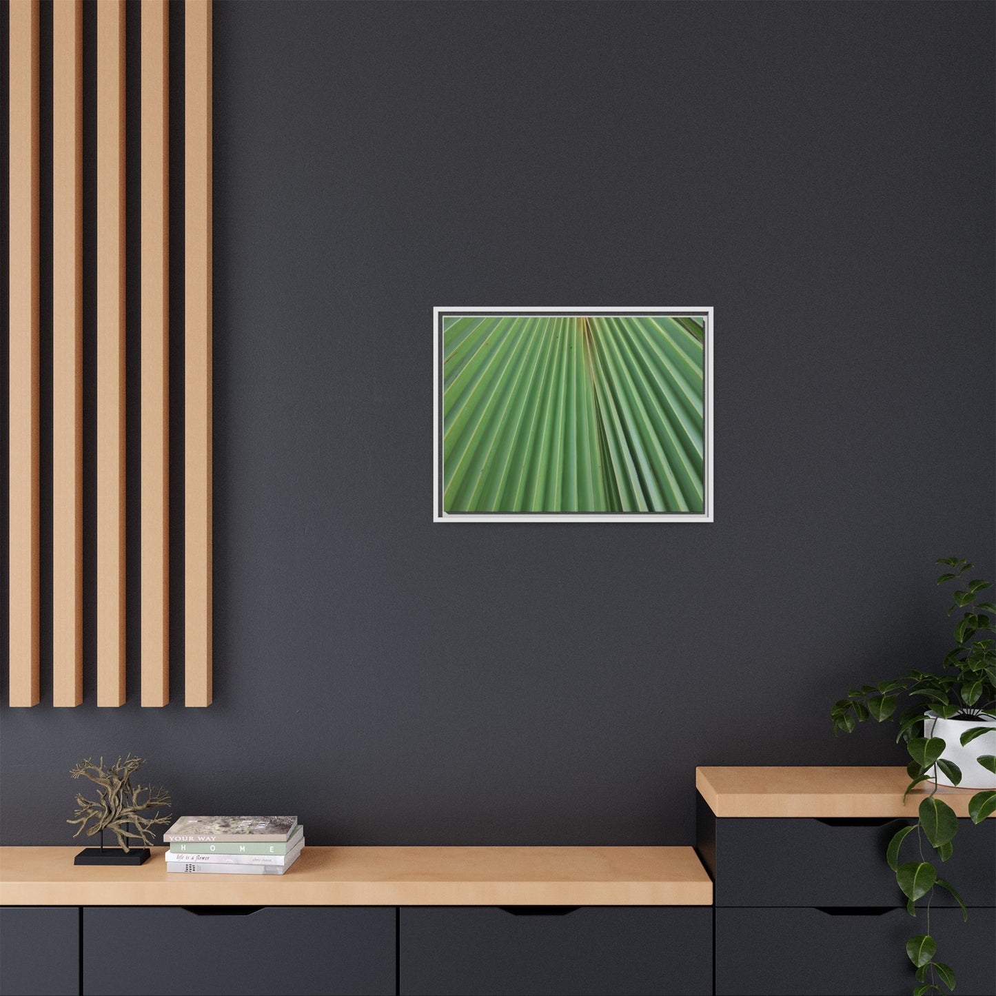 Verdant Veins - Unique Stretched Canvas Wall Art