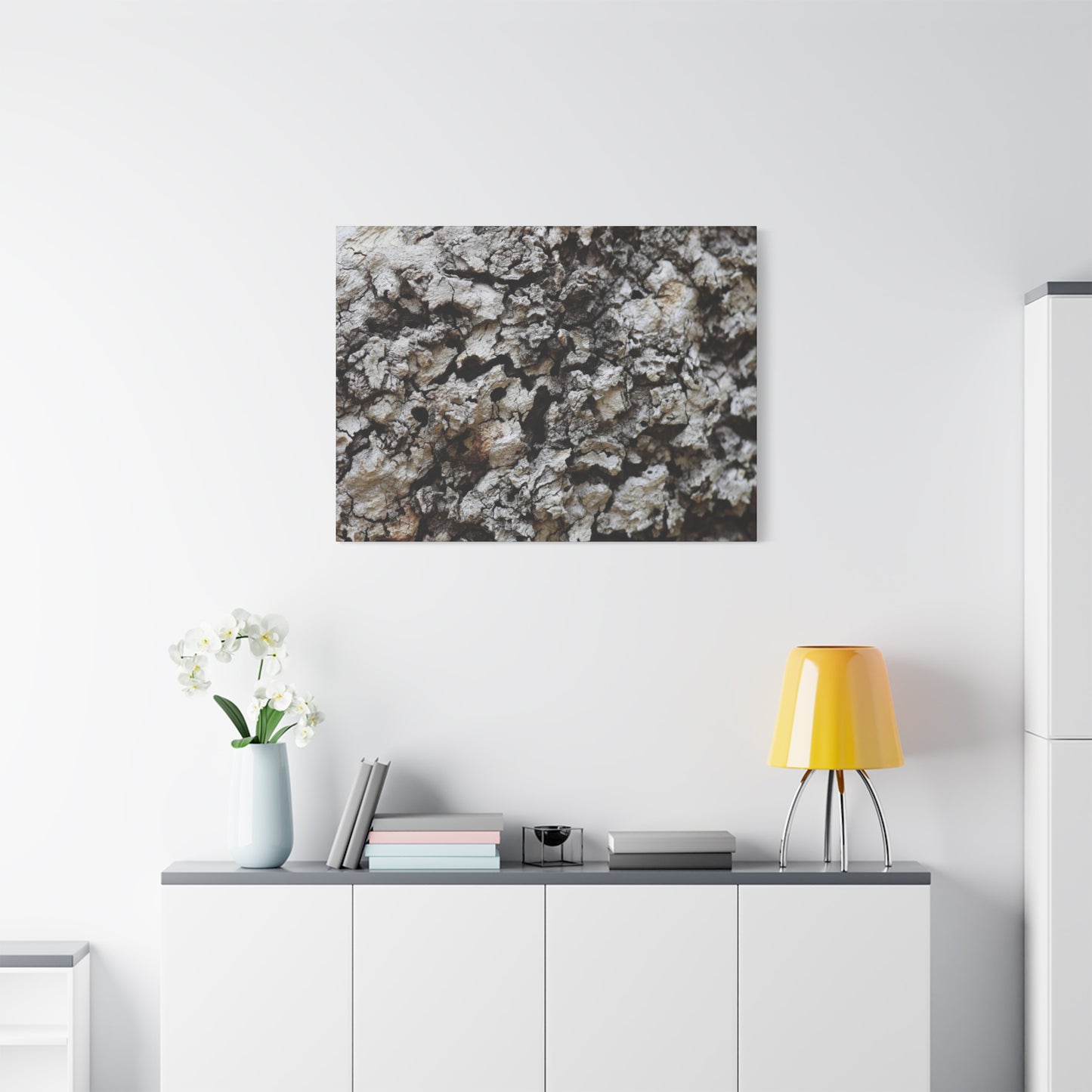 Cracked Earth Tapestry - Unique Frameless Canvas Wall Art