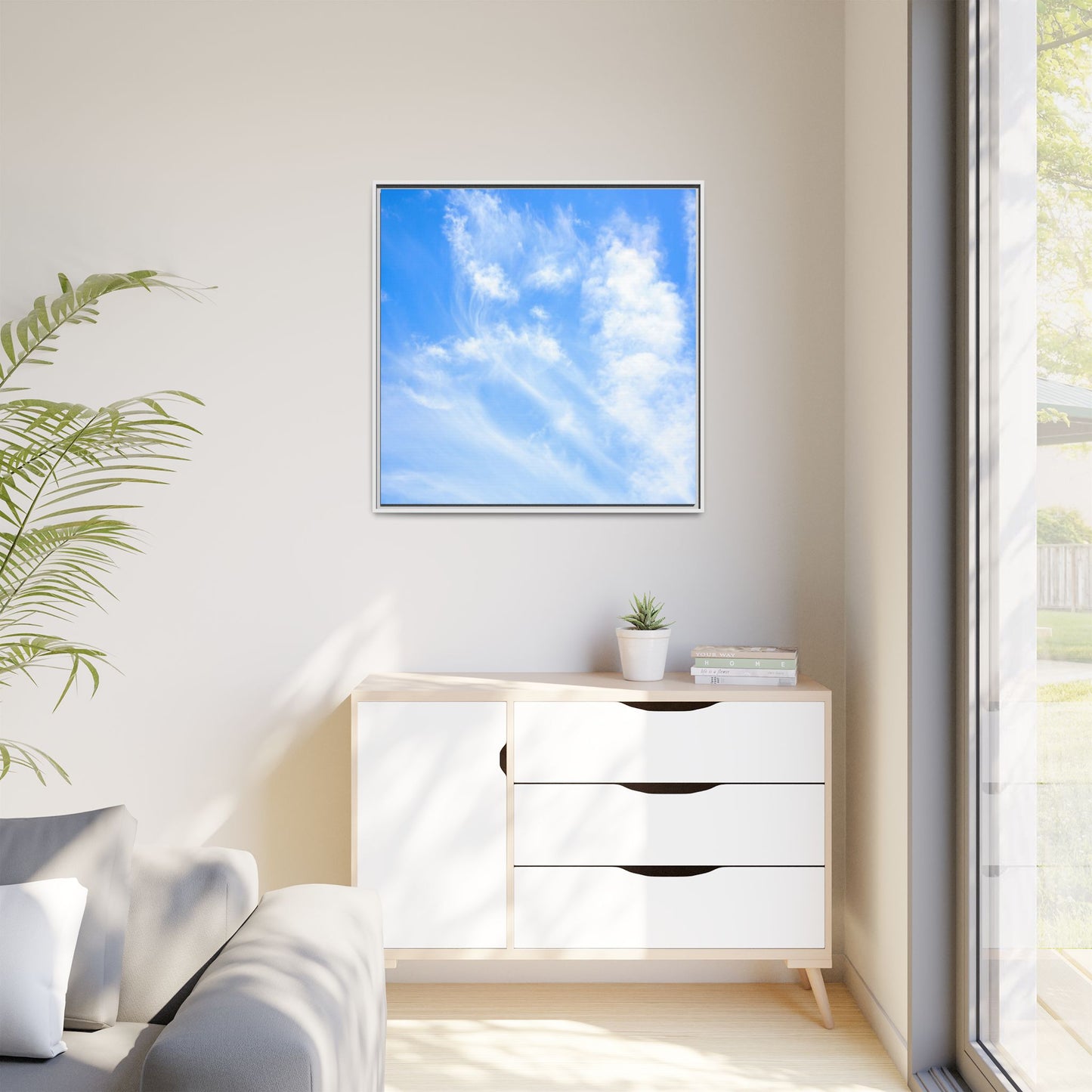 Azure Dreaming - Unique Stretched Canvas Wall Art