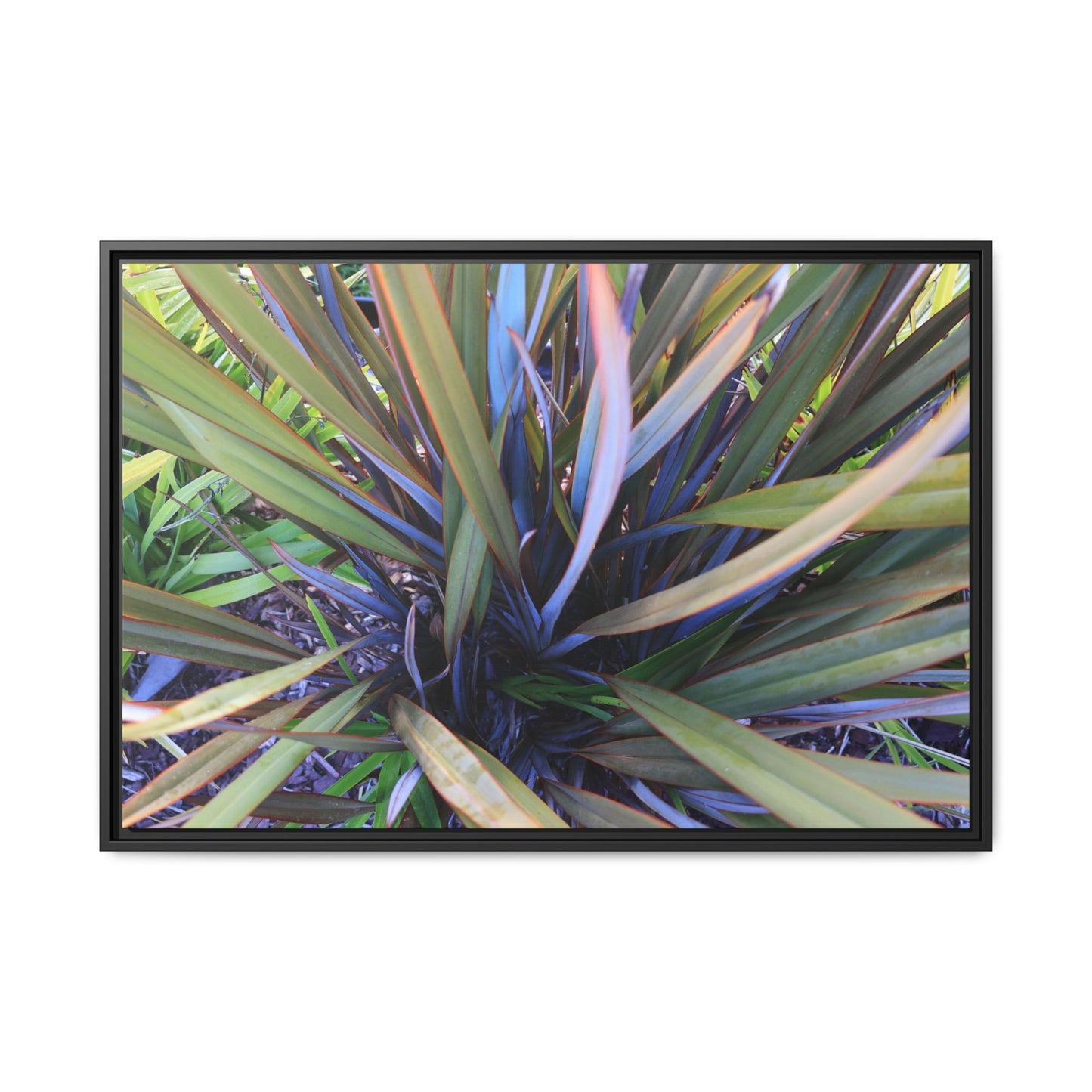 Radiant Leaves - Unique Stretched Canvas Wall Art