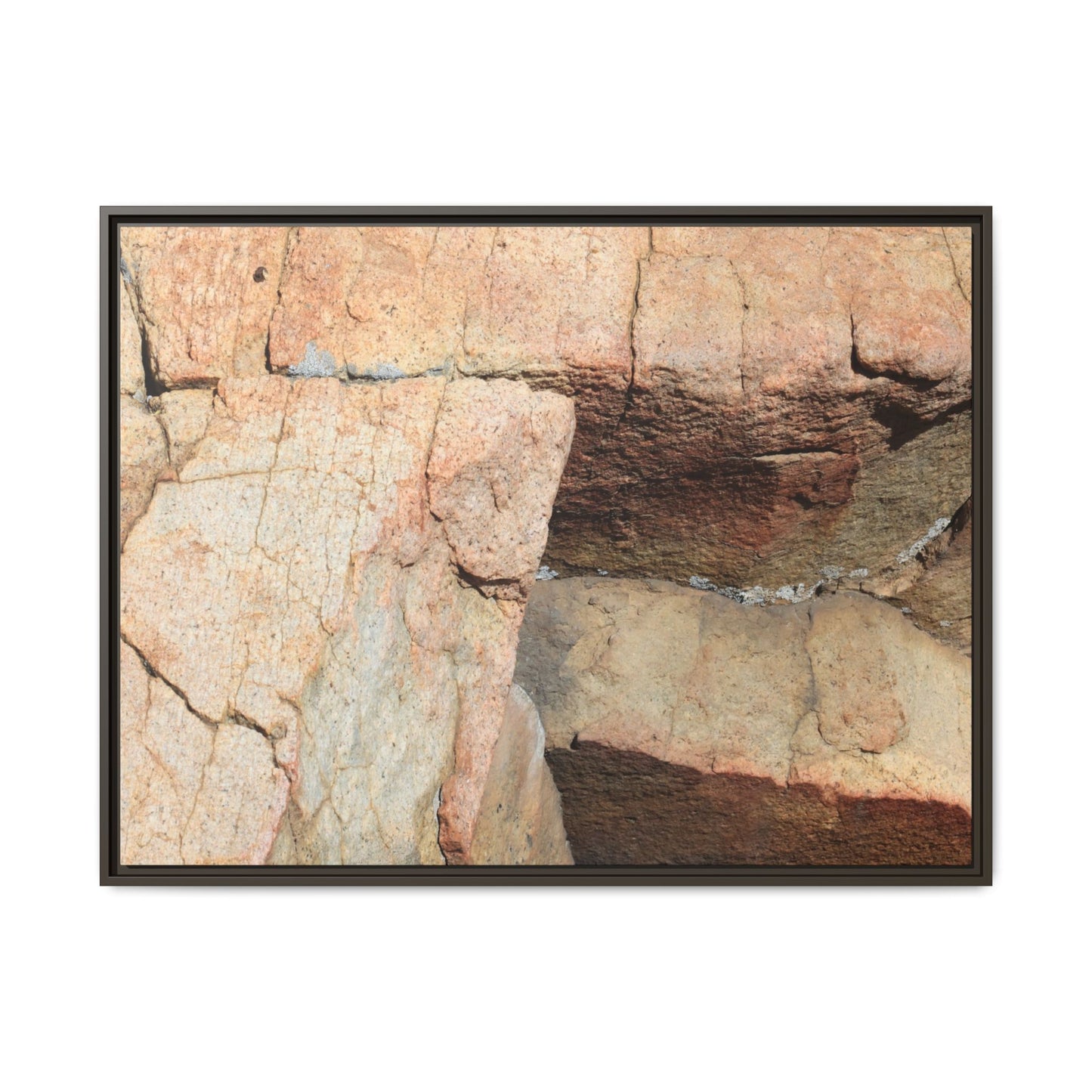 Fractured Stone - Unique Stretched Canvas Wall Art