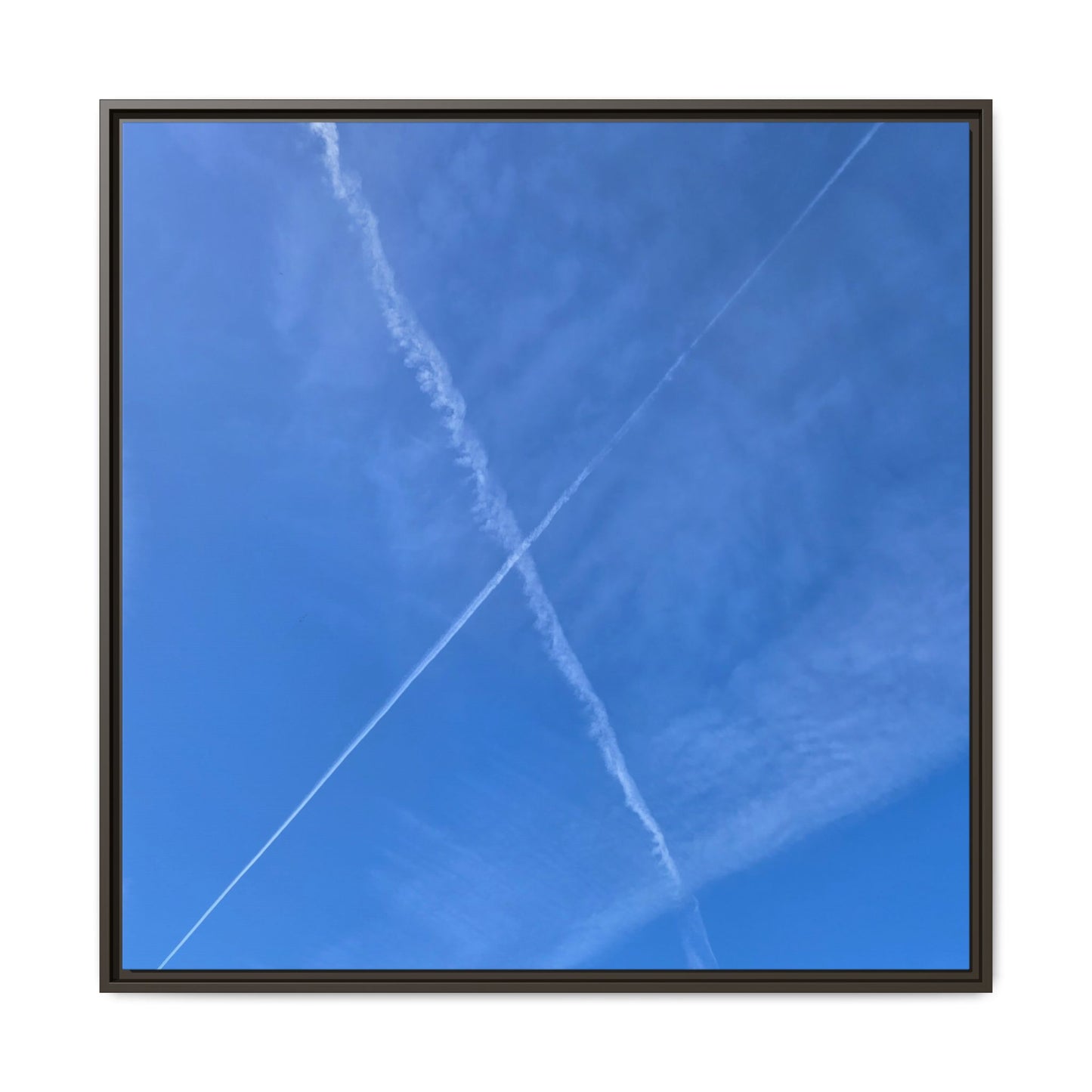 Sky Crossroads - Unique Stretched Canvas Wall Art