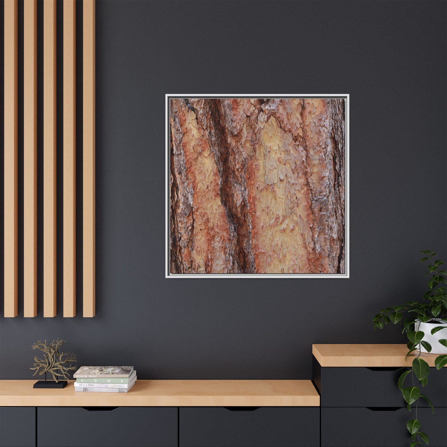 Rustic Rhythms - Unique Stretched Canvas Wall Art