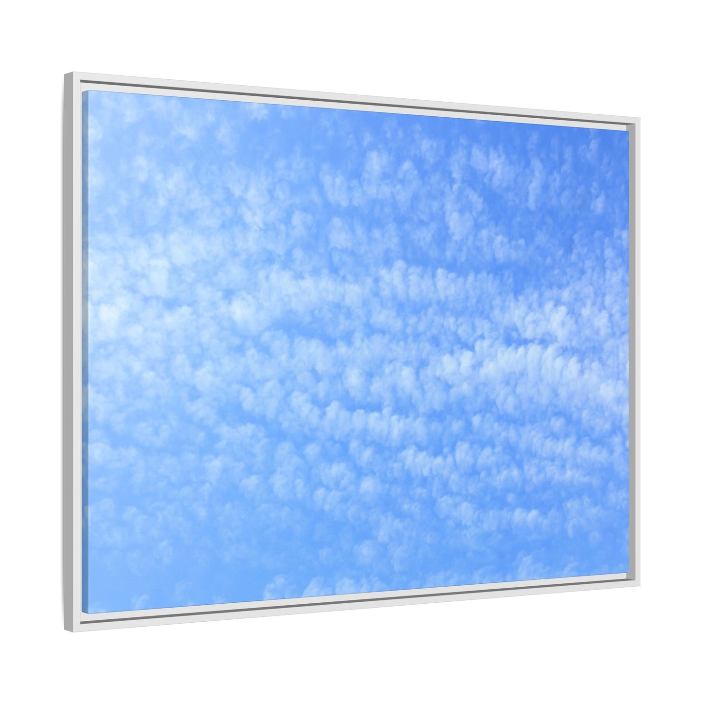Wispy Blue Dreams - Unique Stretched Canvas Wall Art