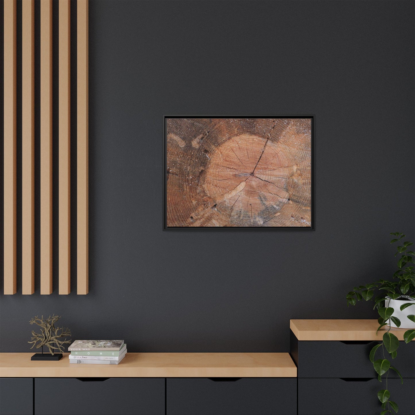 Concentric Memories - Unique Stretched Canvas Wall Art