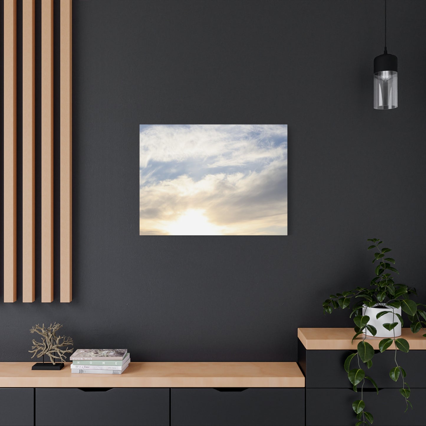 Whispers of Ethereal Light - Unique Frameless Canvas Wall Art