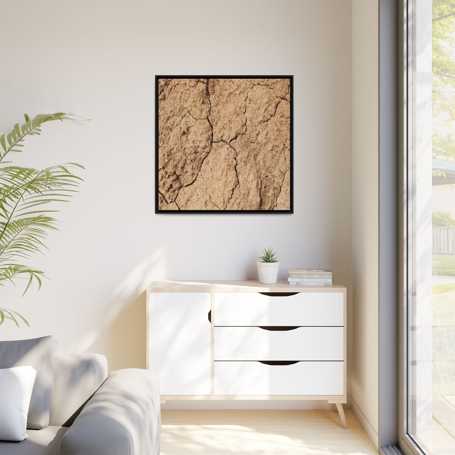 Parched Land - Unique Stretched Canvas Wall Art
