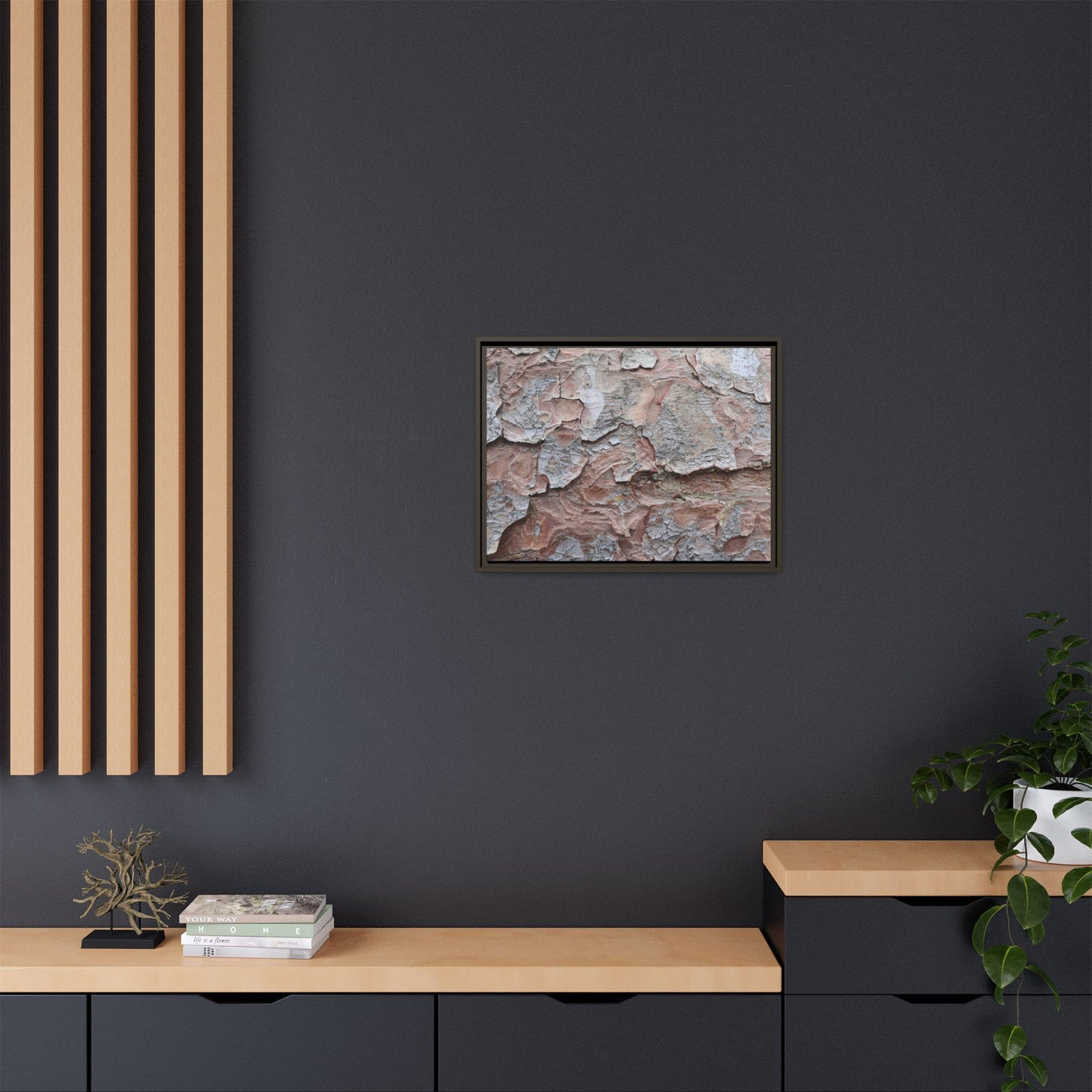 Flaking Serenity - Unique Stretched Canvas Wall Art