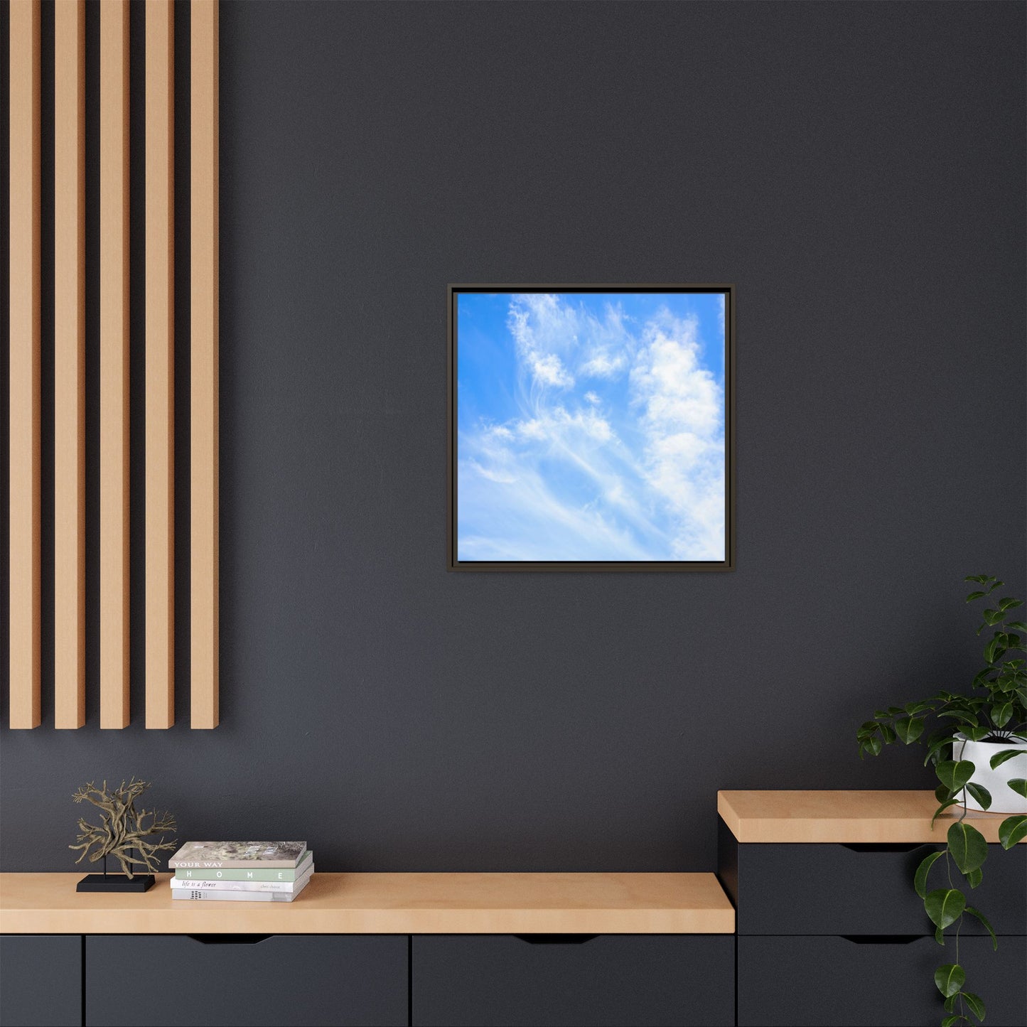 Azure Dreaming - Unique Stretched Canvas Wall Art