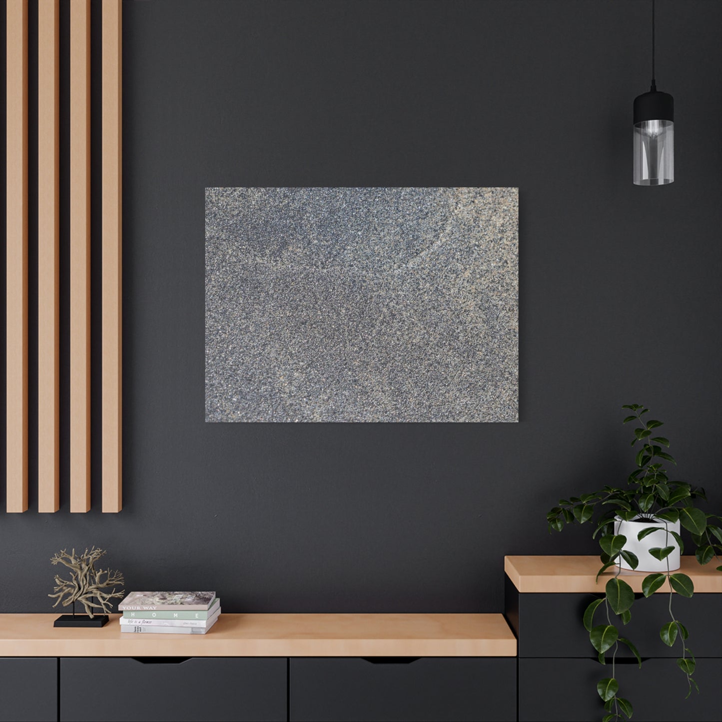 Granite Murmur - Unique Frameless Canvas Wall Art