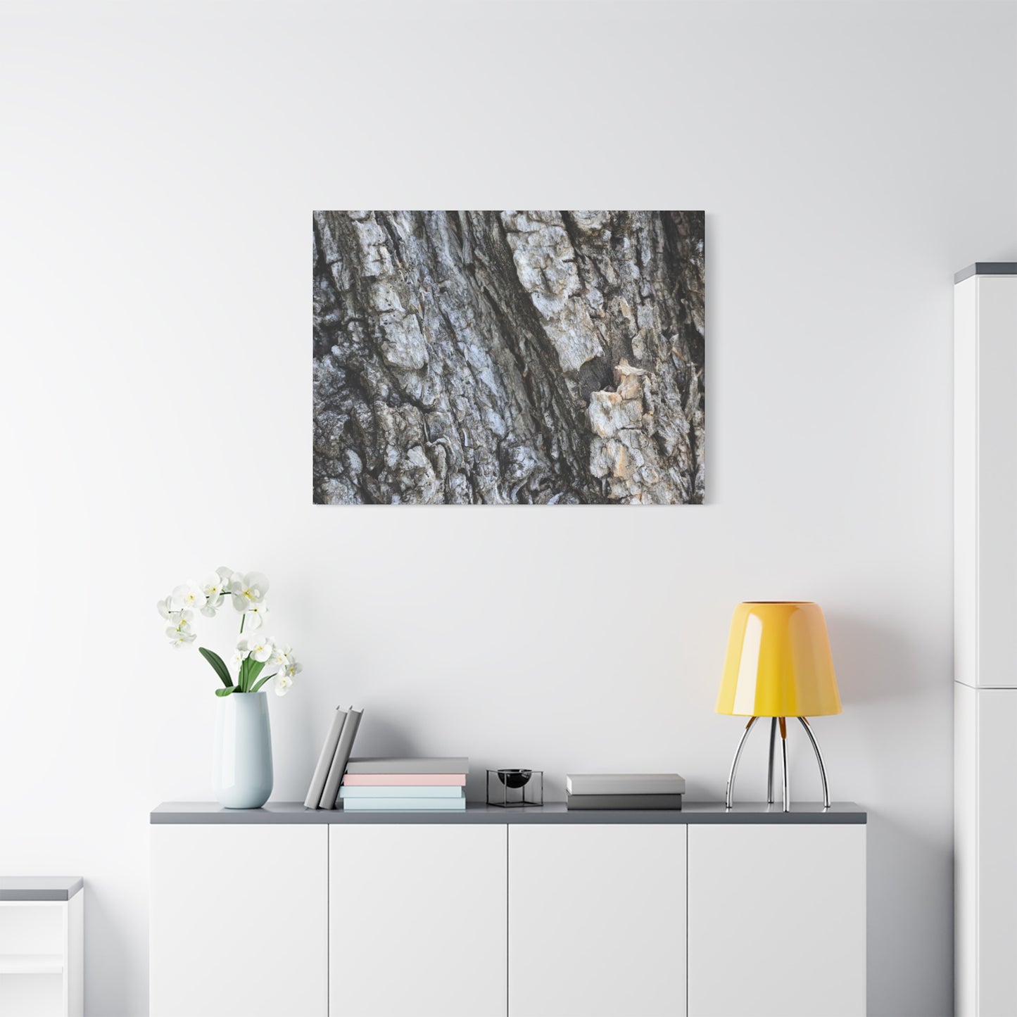 Nature's Rough Embrace - Unique Frameless Canvas Wall Art
