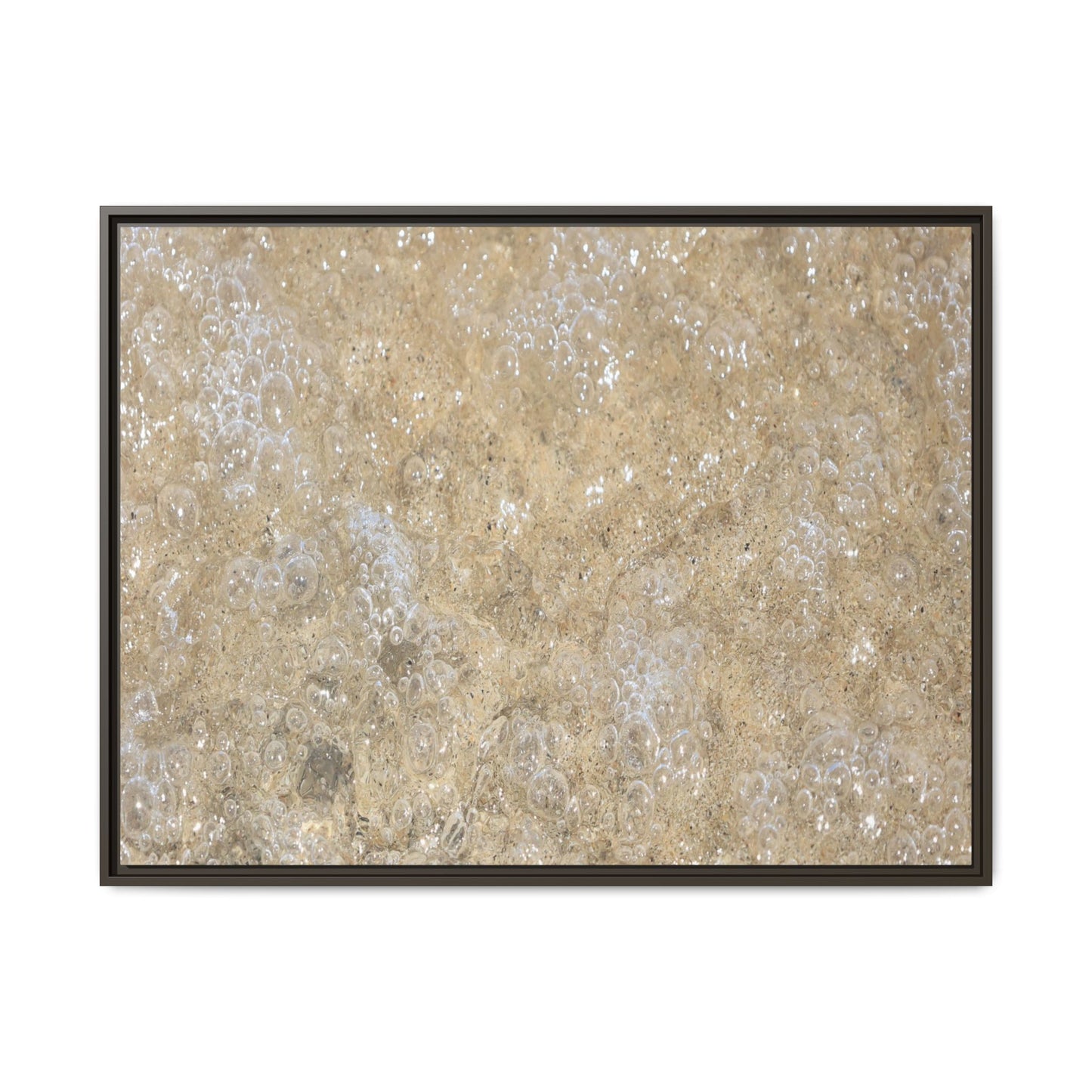 Bubbling Sand - Unique Stretched Canvas Wall Art