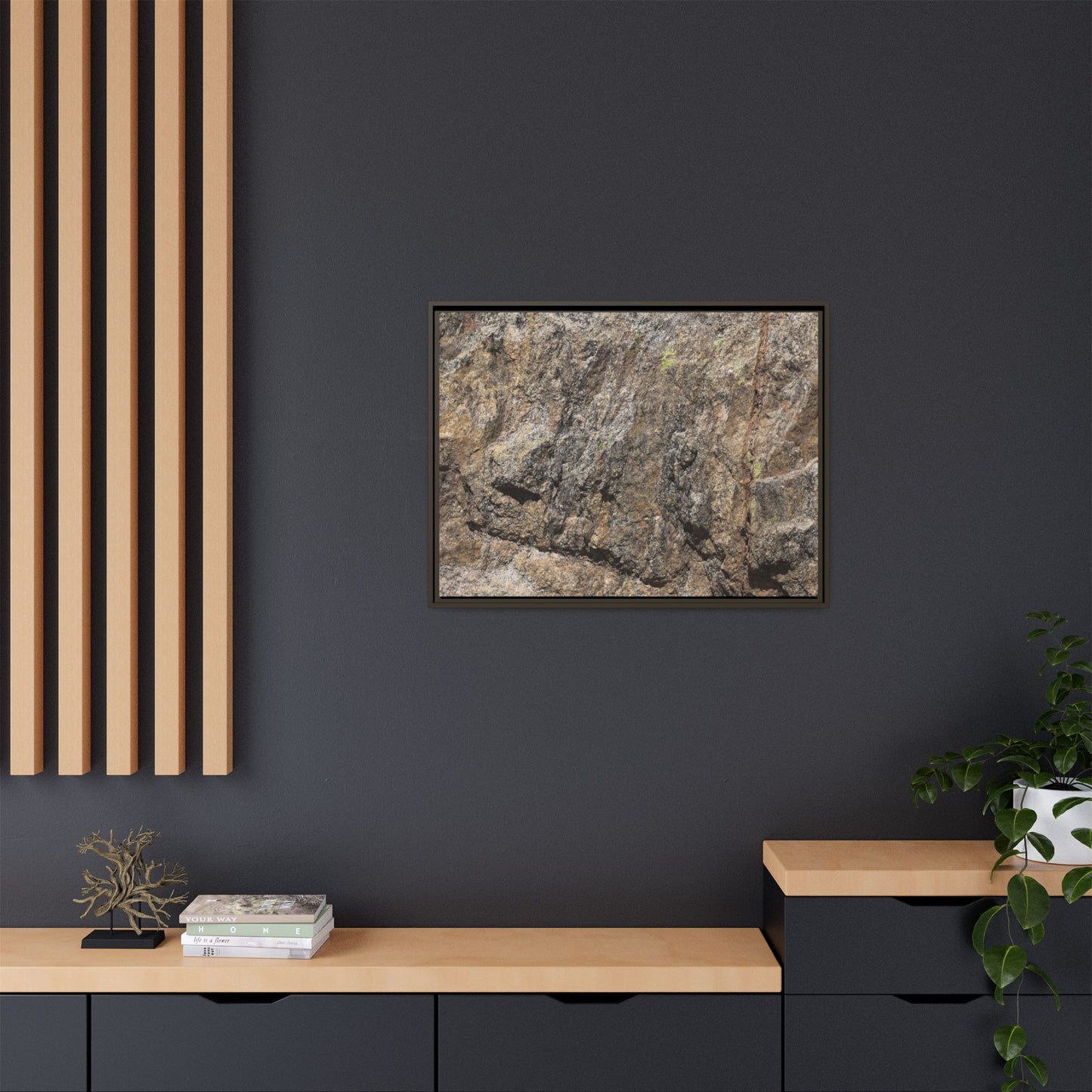 Weathered Time - Unique Stretched Canvas Wall Art
