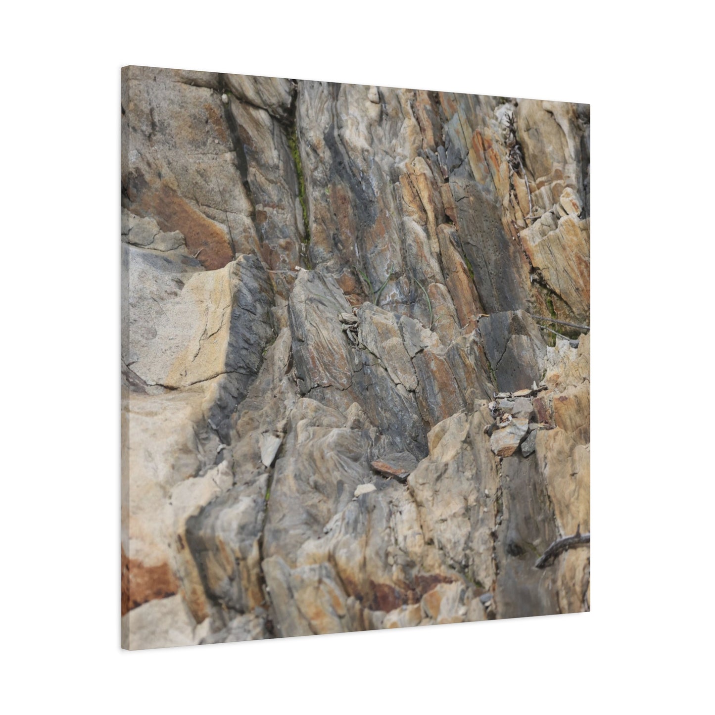 Fractured Memory - Unique Frameless Canvas Wall Art