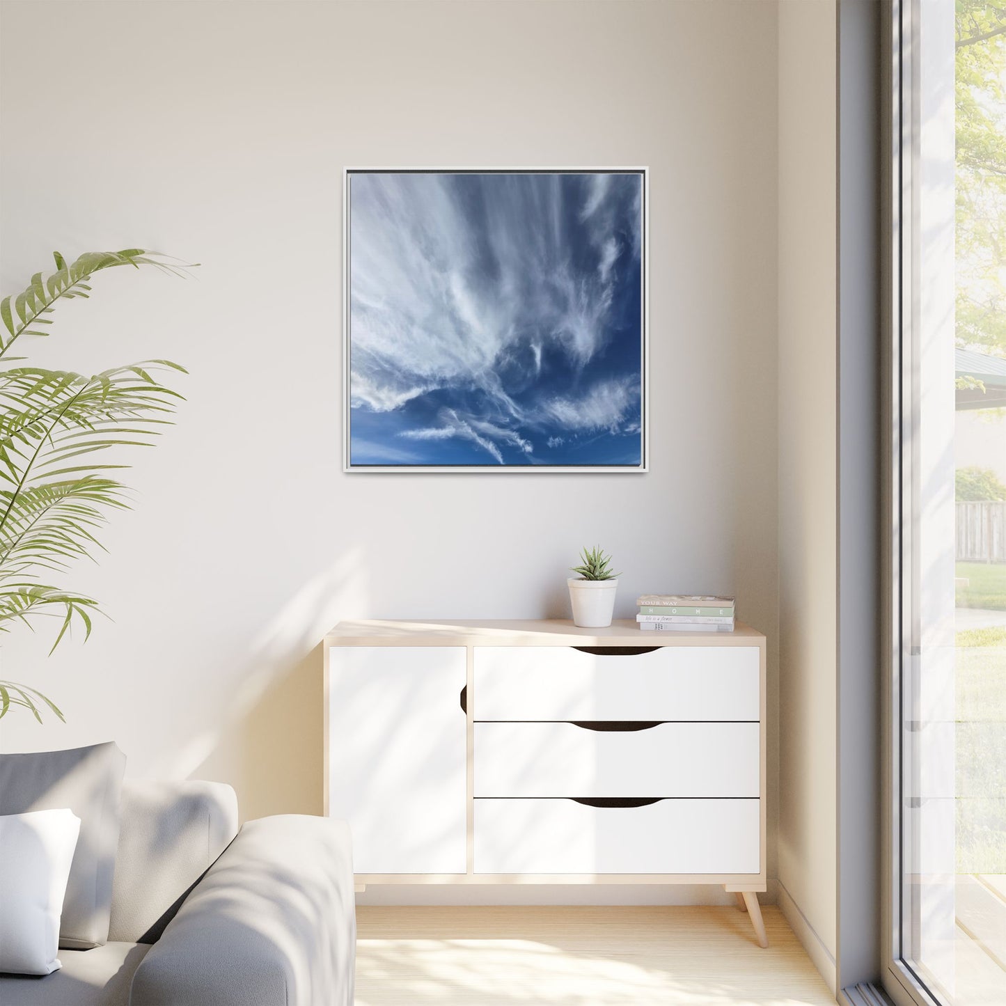 Ethereal Skies - Unique Stretched Canvas Wall Art
