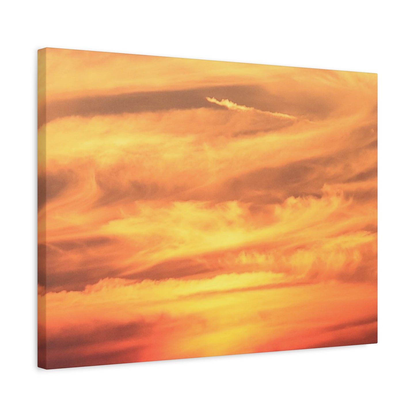 Golden Whispers - Unique Frameless Canvas Wall Art