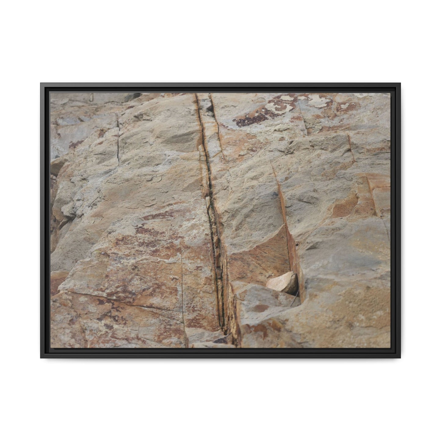 Sedimentary Symphony - Unique Stretched Canvas Wall Art