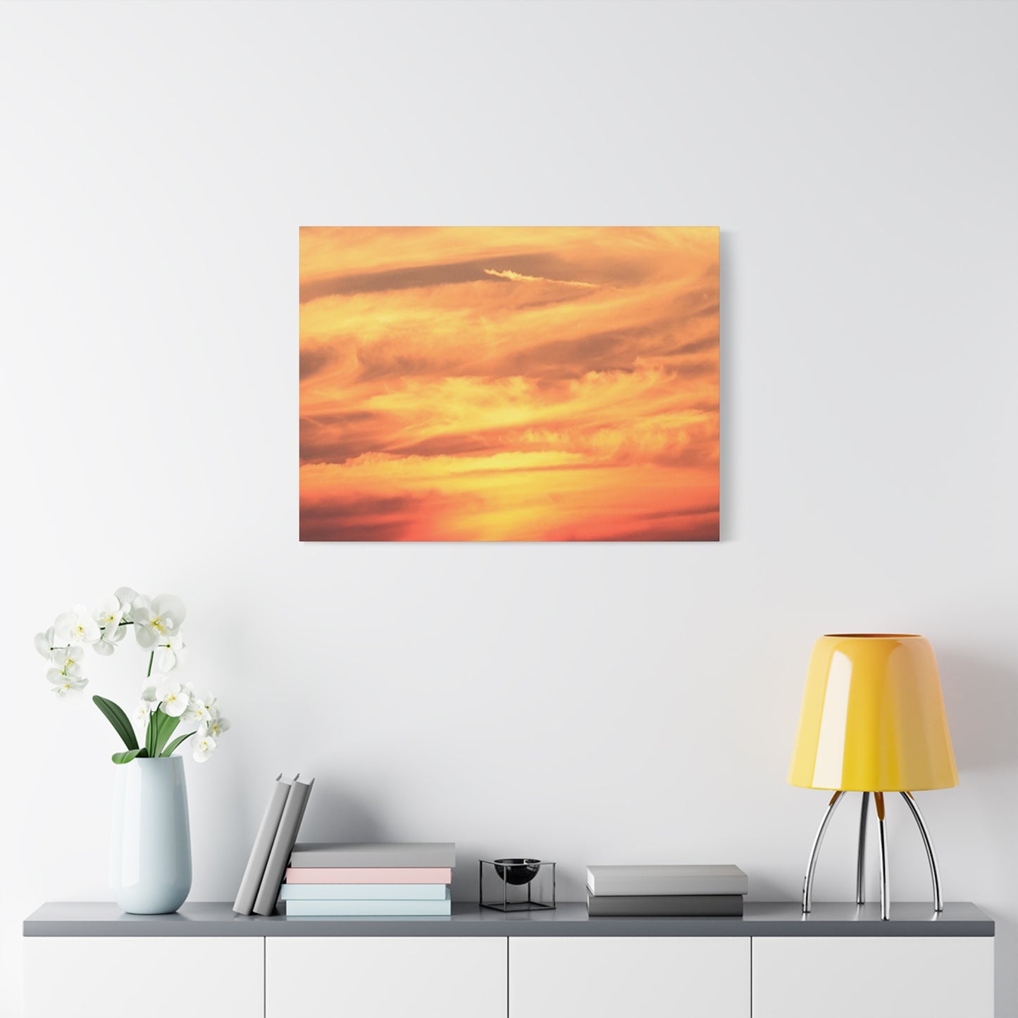Golden Whispers - Unique Frameless Canvas Wall Art