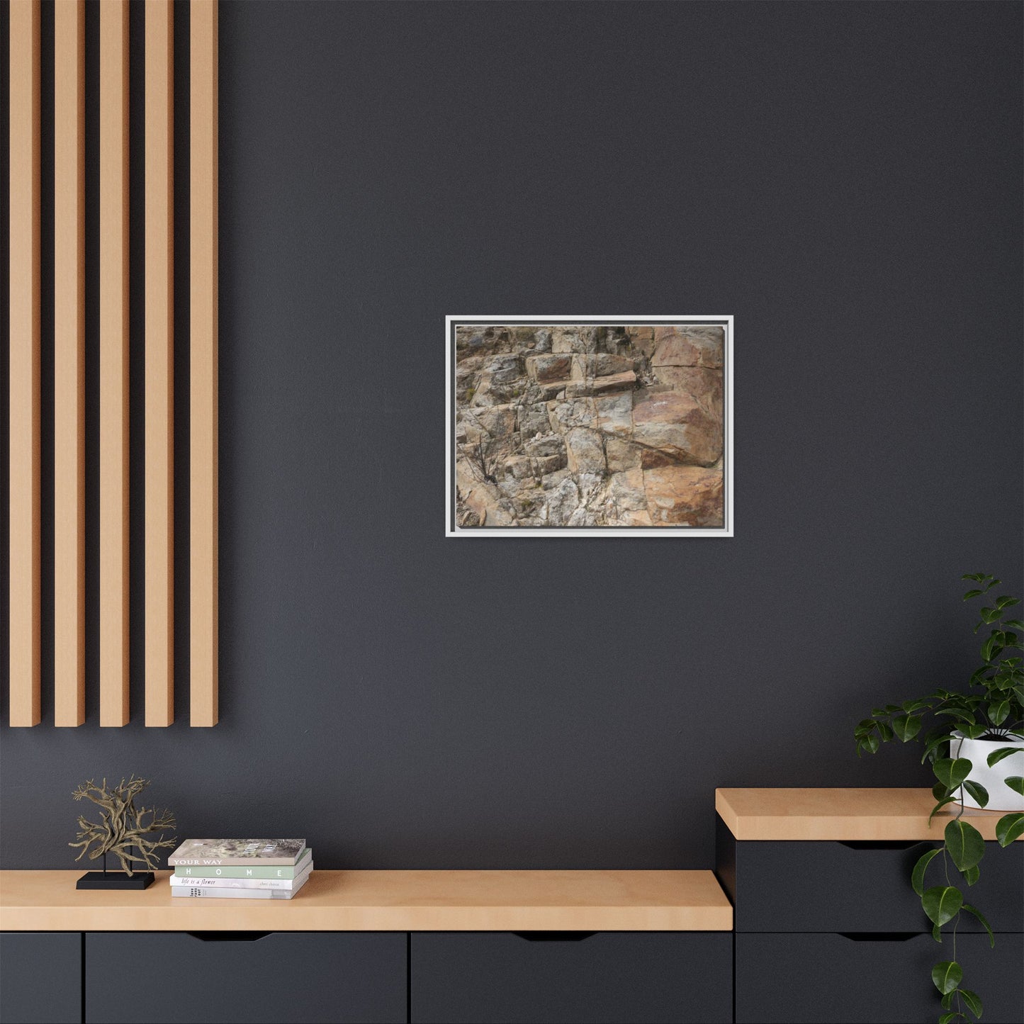Sandstone Symphony - Unique Stretched Canvas Wall Art