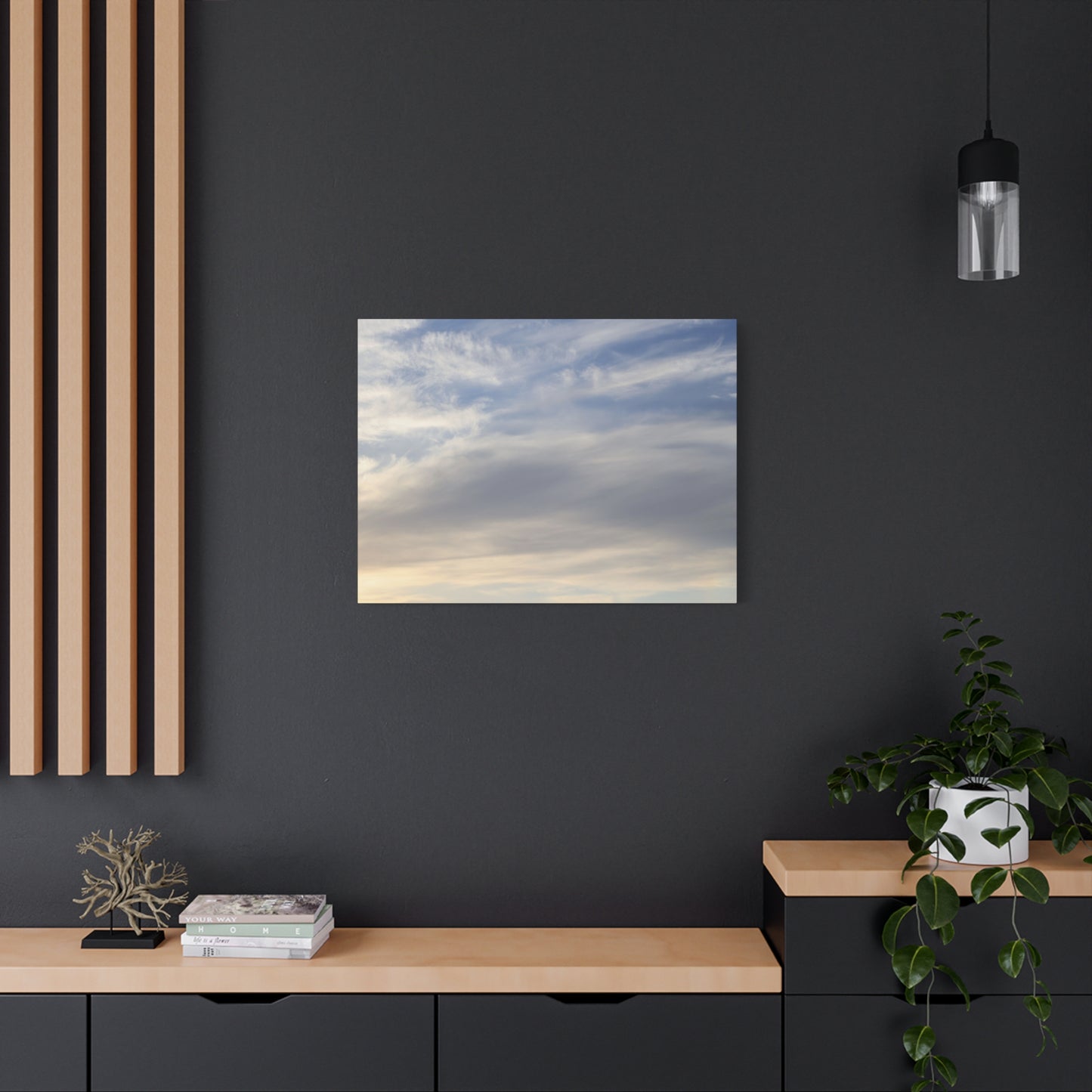 Luminous Horizon - Unique Frameless Canvas Wall Art