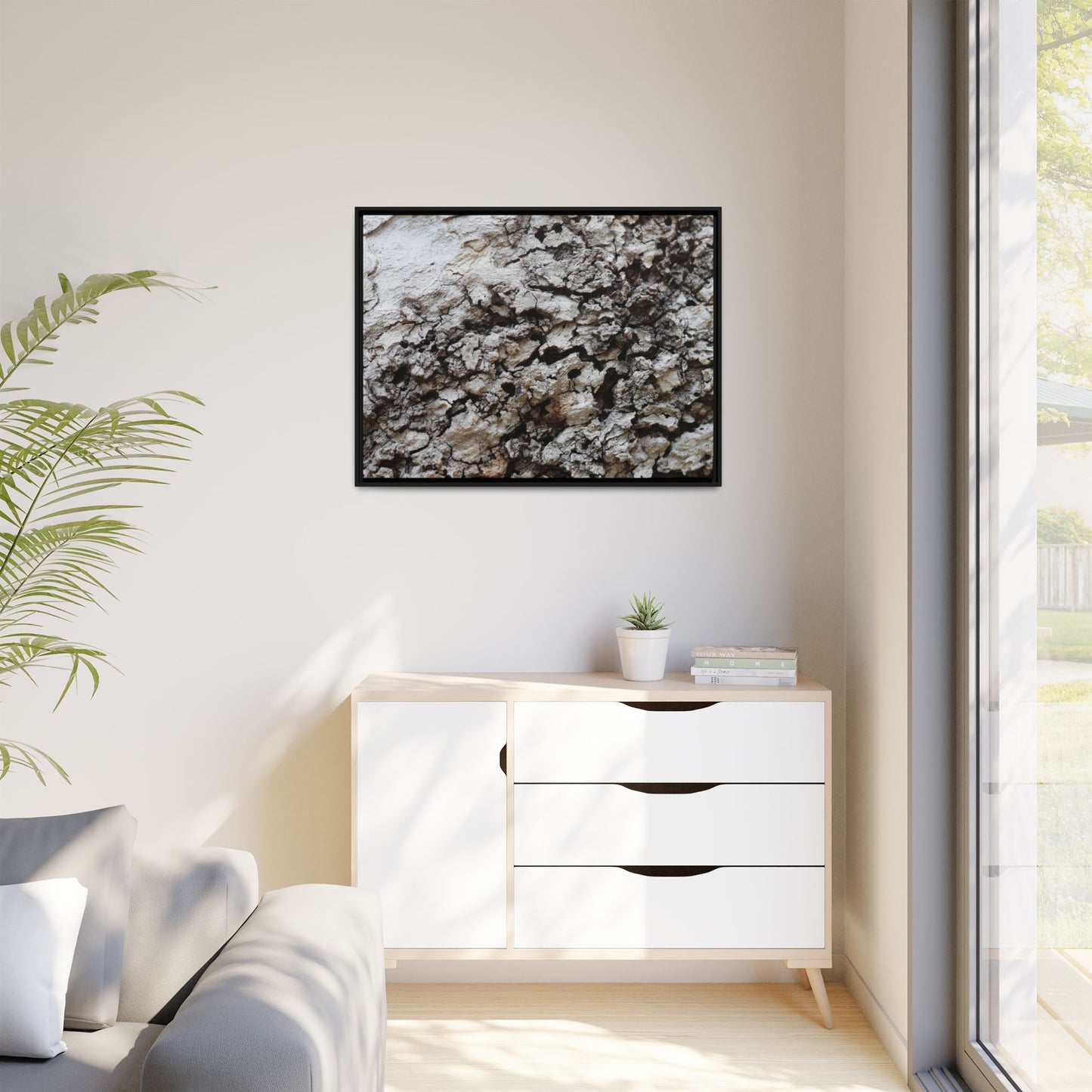Cracked Terrain - Unique Stretched Canvas Wall Art