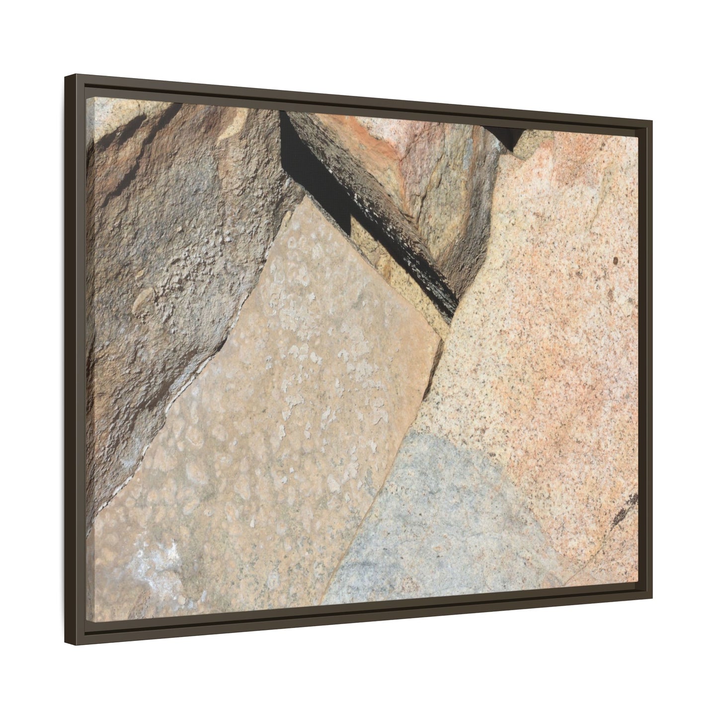 Rock Fragment - Unique Stretched Canvas Wall Art