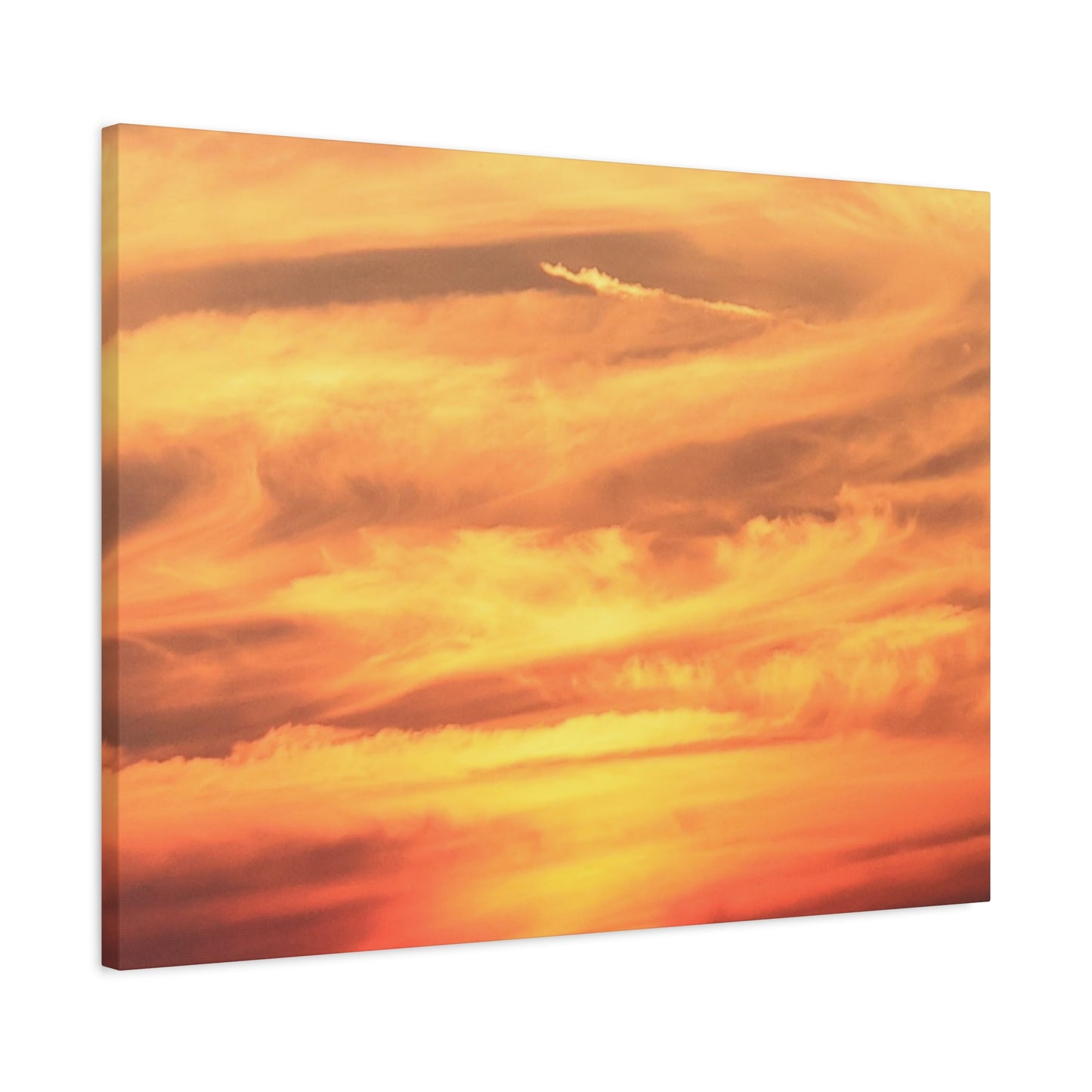 Golden Whispers - Unique Frameless Canvas Wall Art