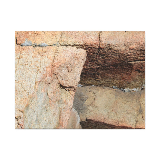 Layered Echoes - Unique Frameless Canvas Wall Art - Art By Earth