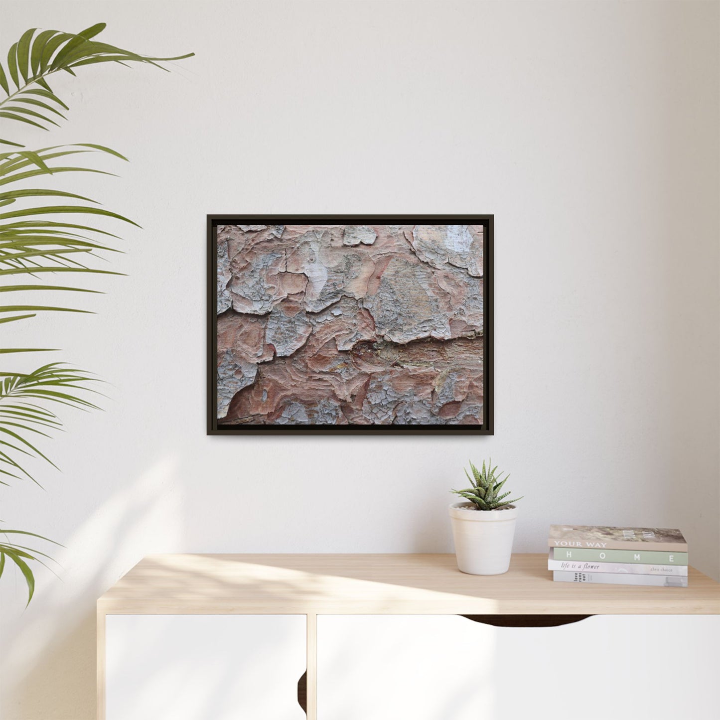 Flaking Serenity - Unique Stretched Canvas Wall Art