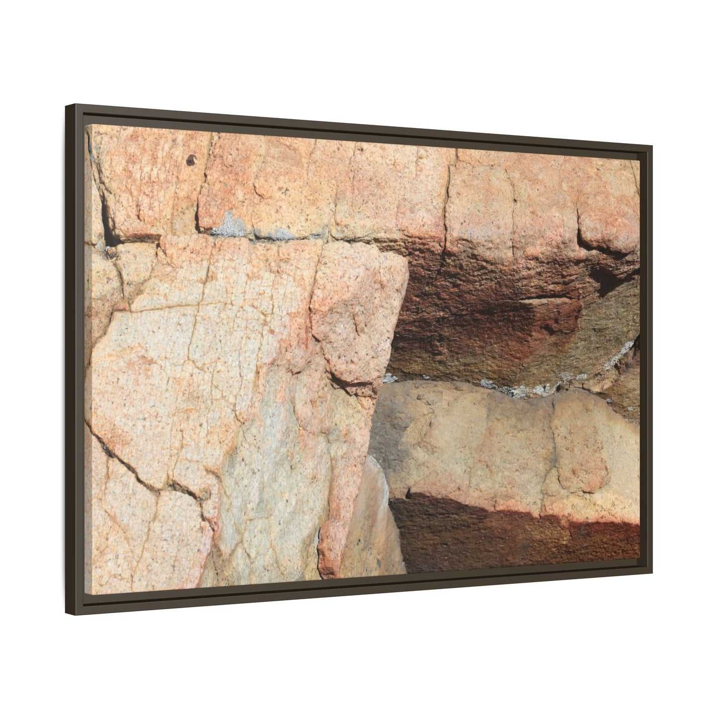 Fractured Stone - Unique Stretched Canvas Wall Art