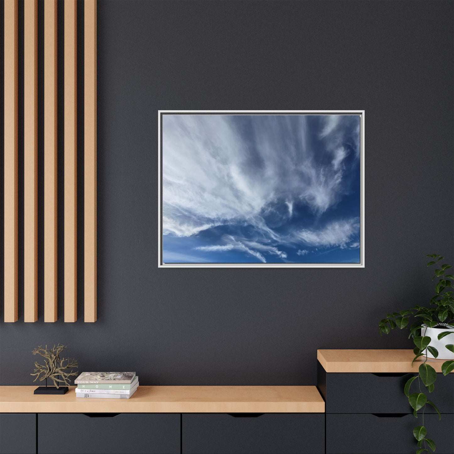 Ethereal Skies - Unique Stretched Canvas Wall Art