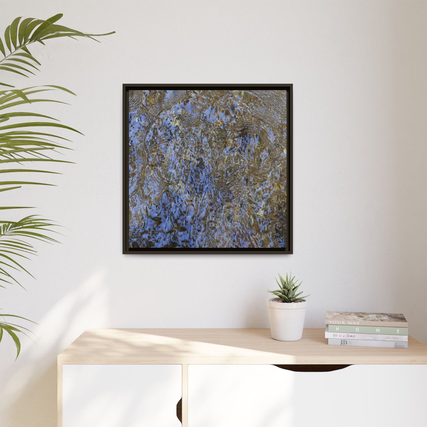 Aquatic Reflections - Unique Stretched Canvas Wall Art
